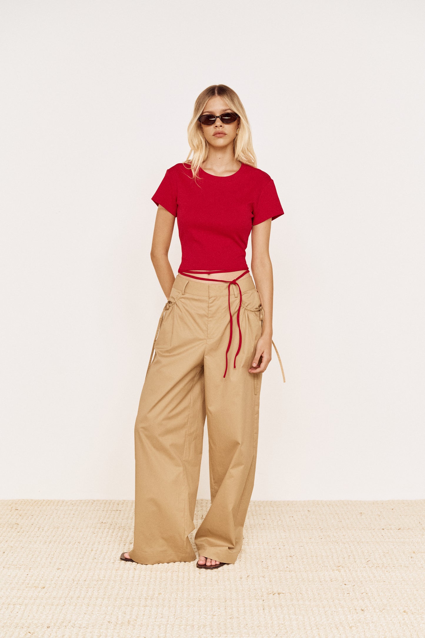 Pre order OCT - Delilah Mini Tee - Red