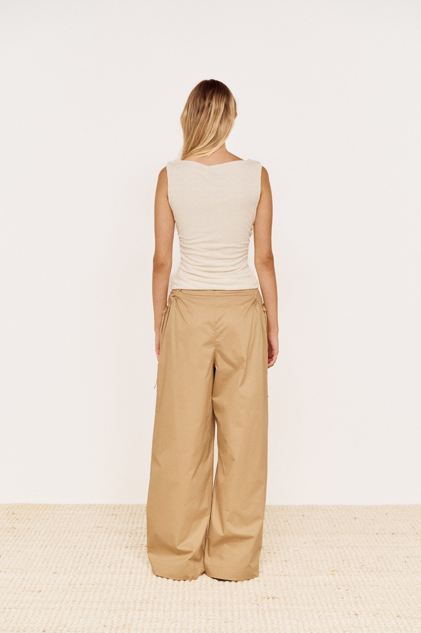 Pre order OCT - Fleur Mesh Top - Cream