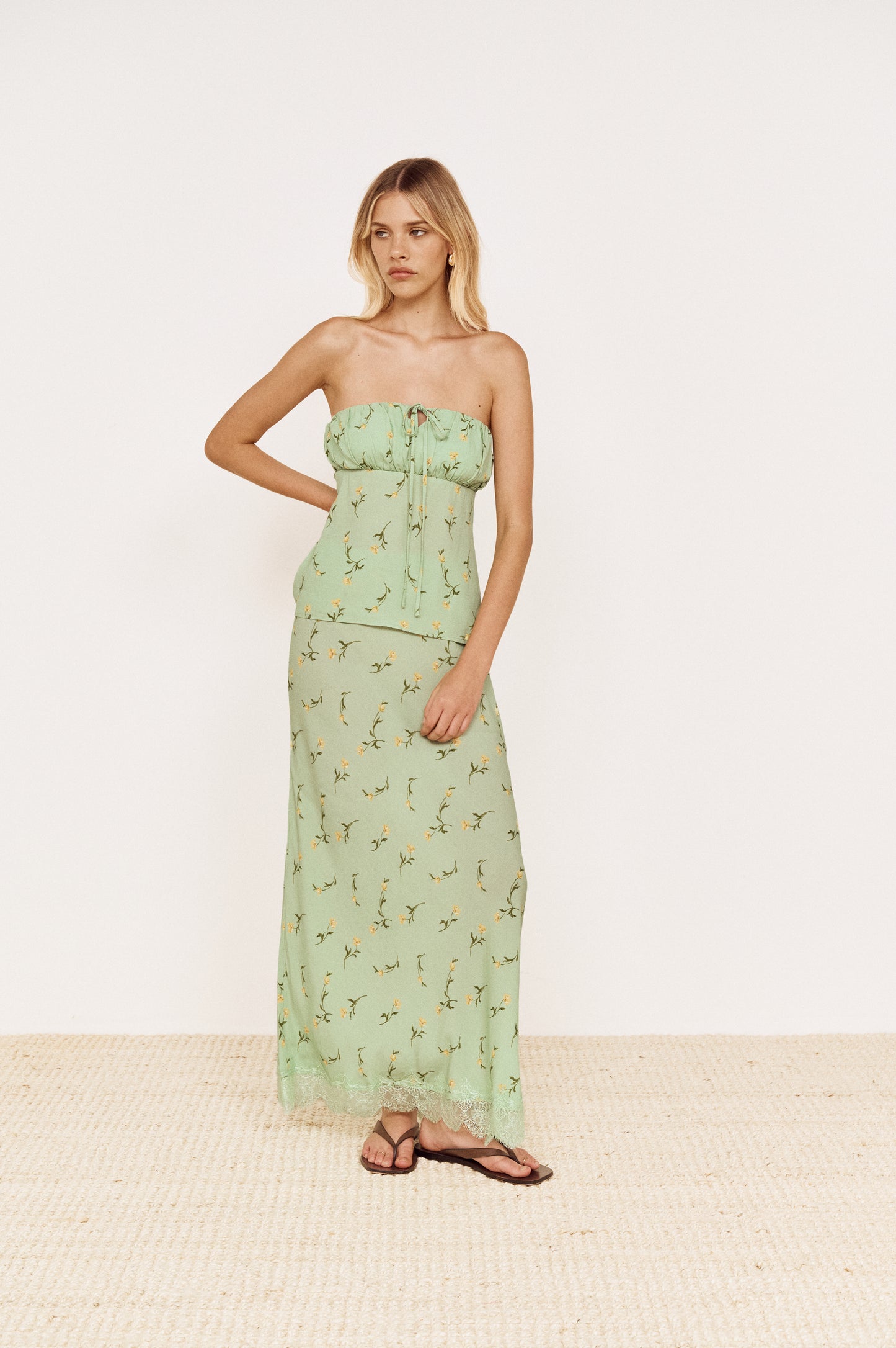 Pre order NOV - Penelope Strapless top - Floral