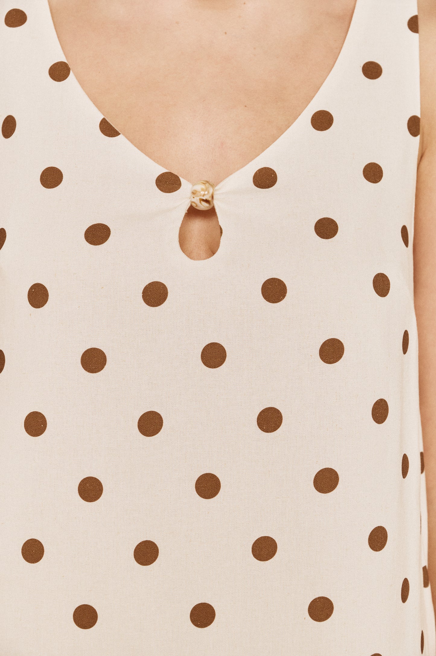 Pre order OCT - Arielle Mini Dress - Choc Spot