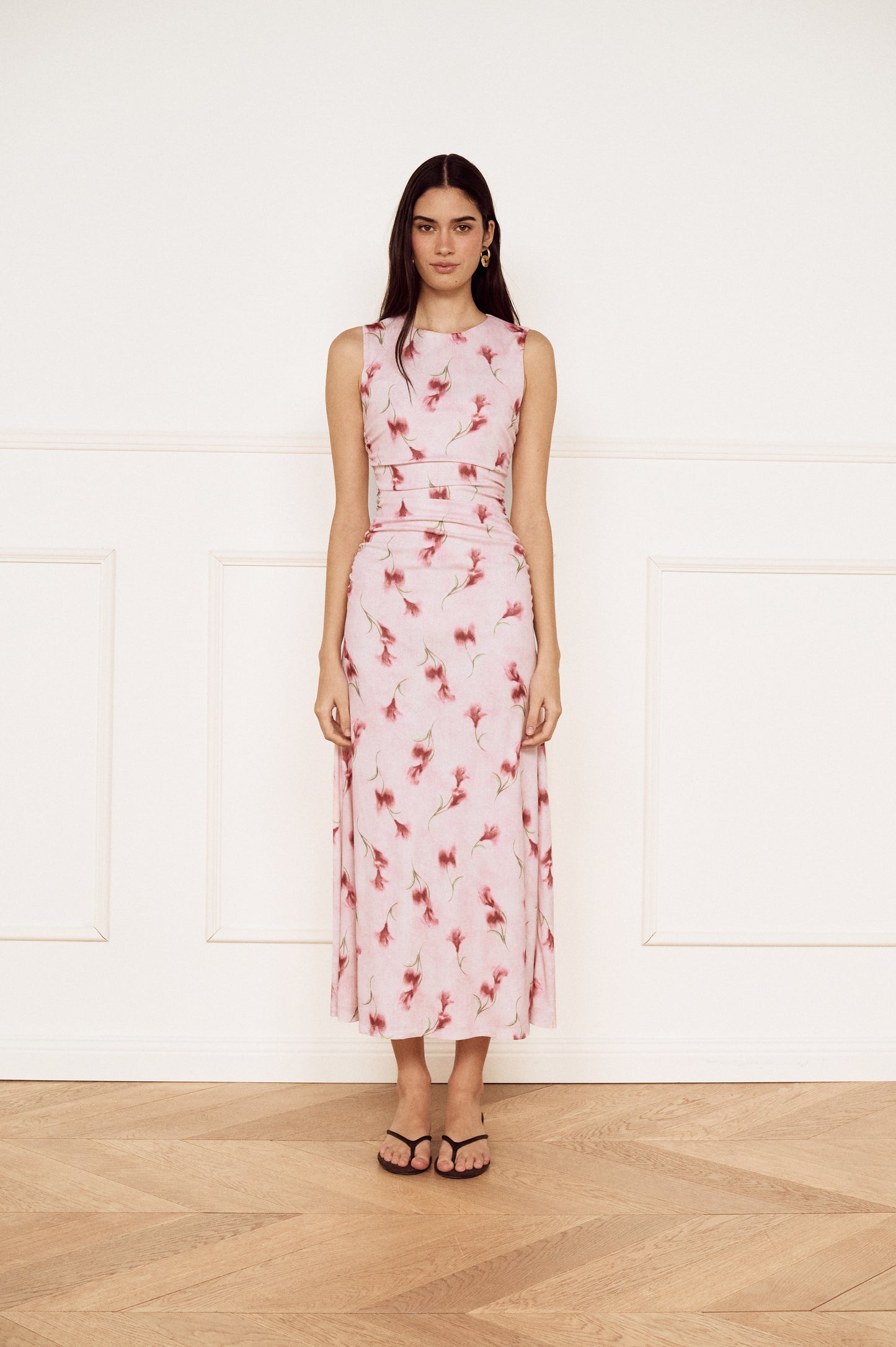 Pre Order FEB - Bonnie Mesh Midi Dress