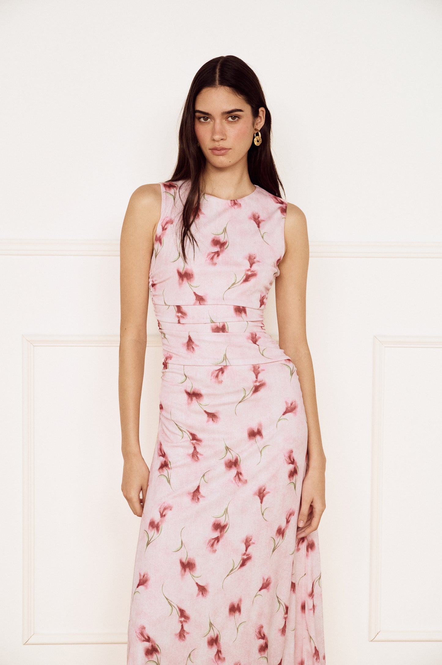 Pre Order FEB - Bonnie Mesh Midi Dress