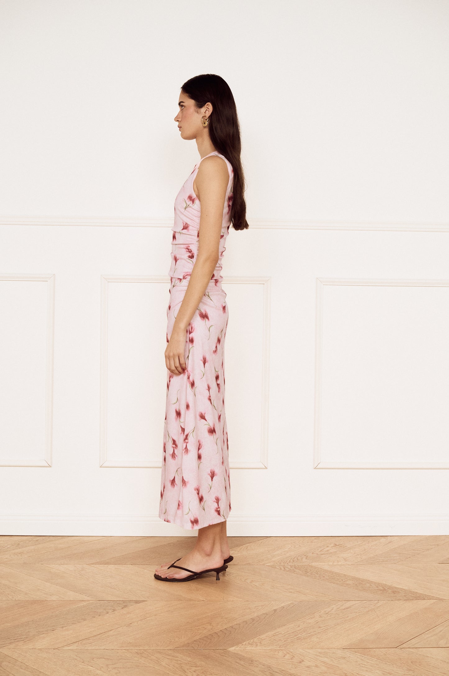 Pre Order FEB - Bonnie Mesh Midi Dress