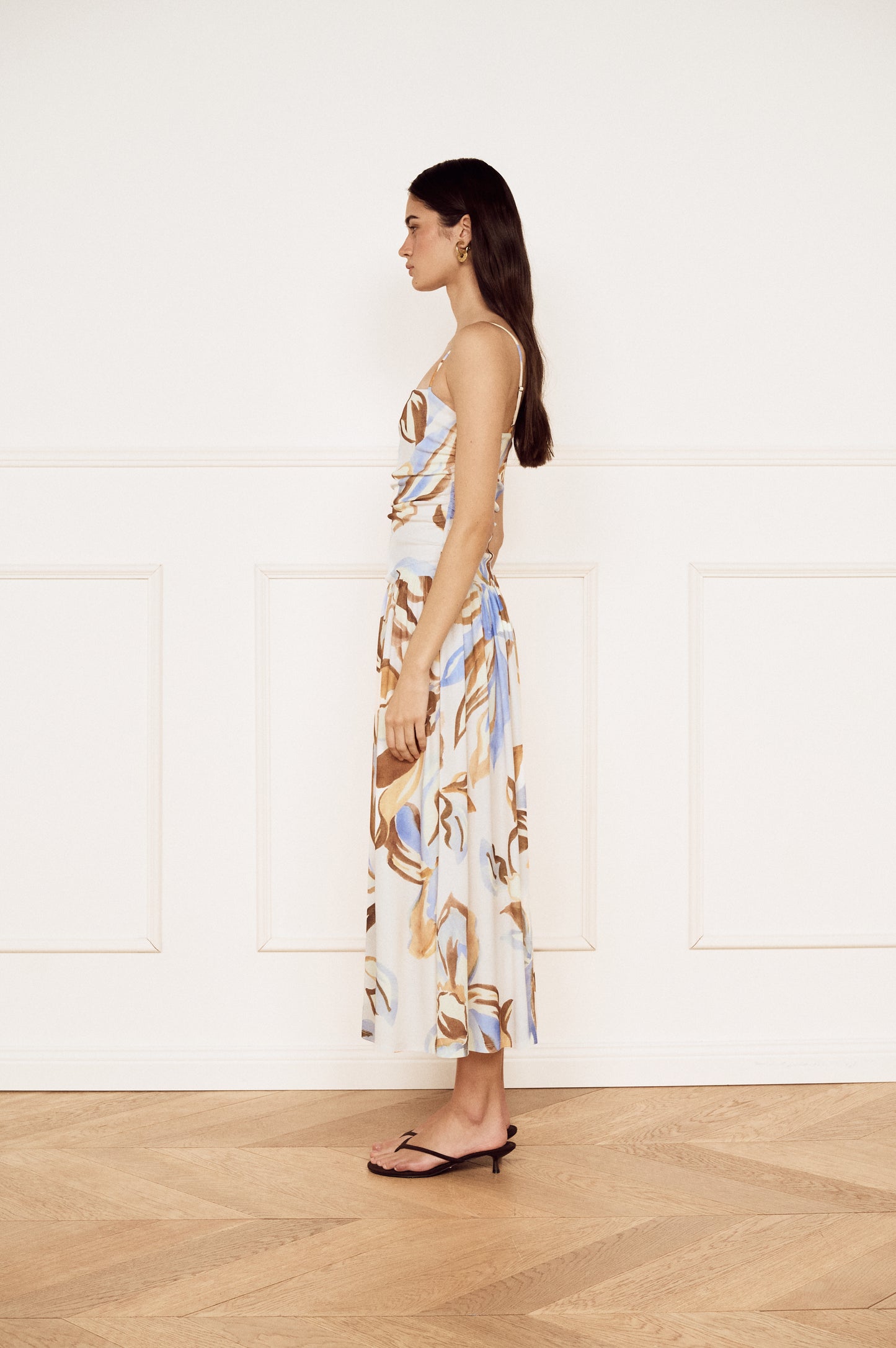 Pre Order JAN - Jardin Drop Waist Maxi Dress