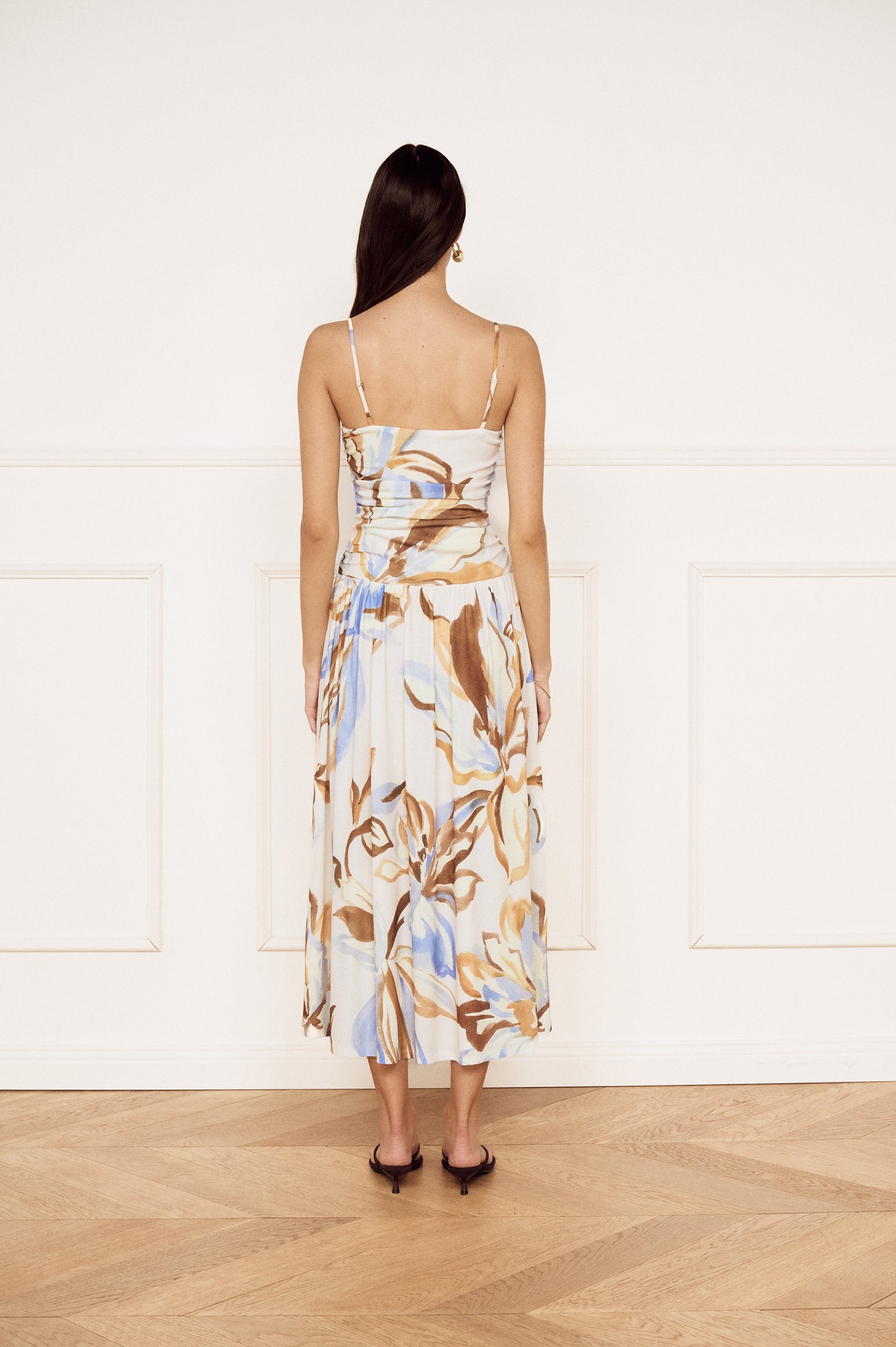 Pre Order JAN - Jardin Drop Waist Maxi Dress