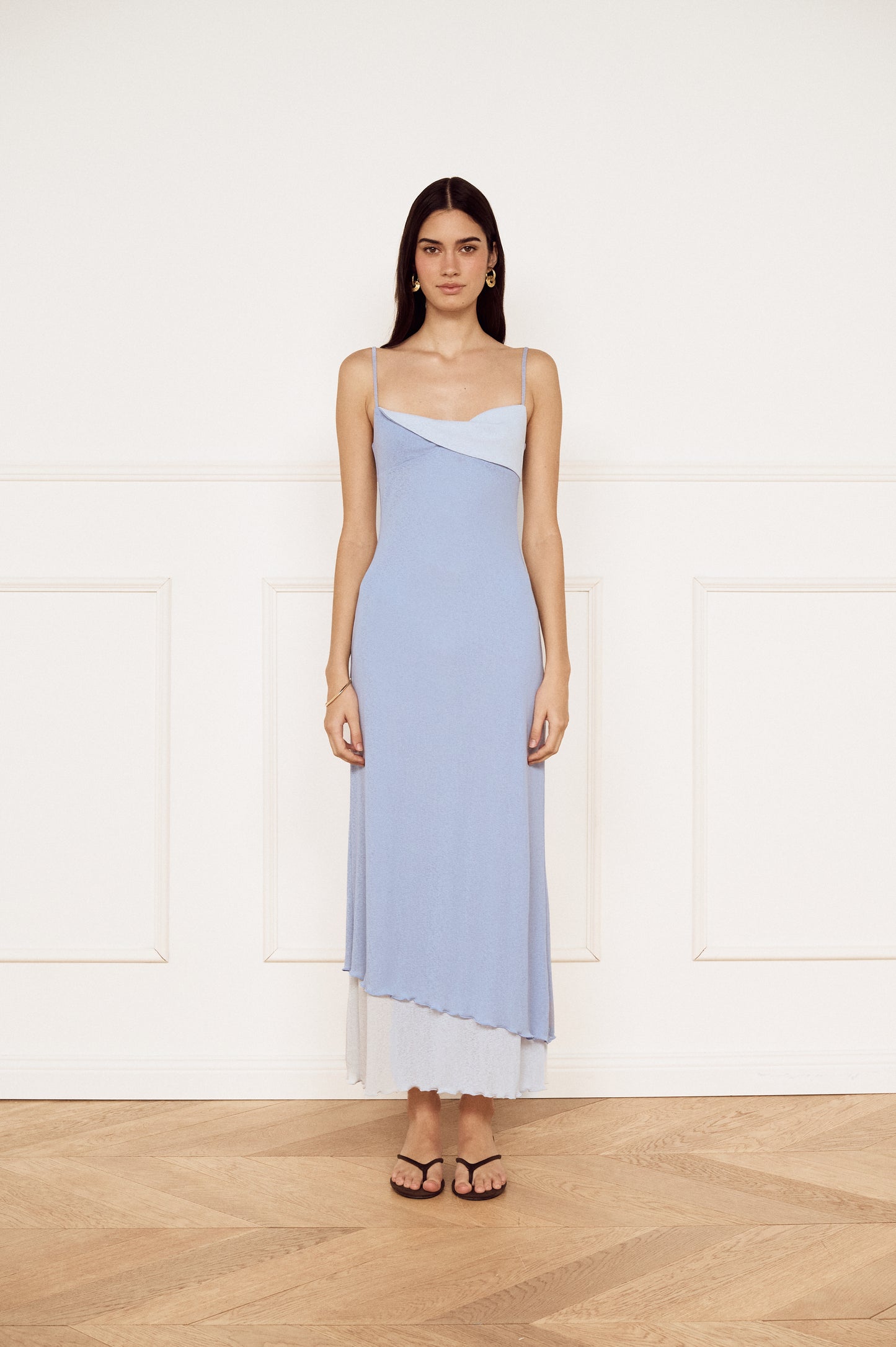 Pre Order JAN -Iris Twist Detail Midi Dress