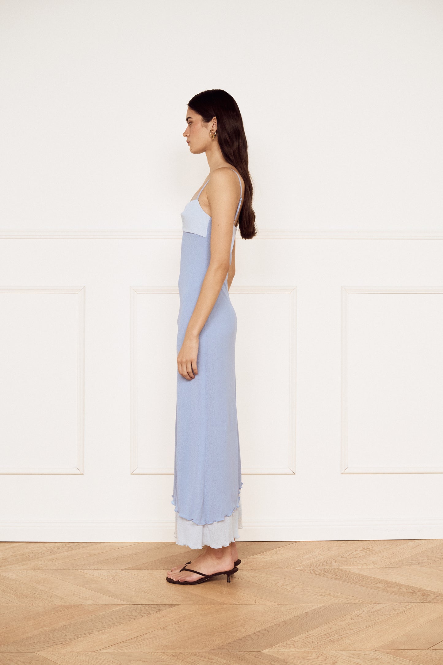 Pre Order JAN -Iris Twist Detail Midi Dress