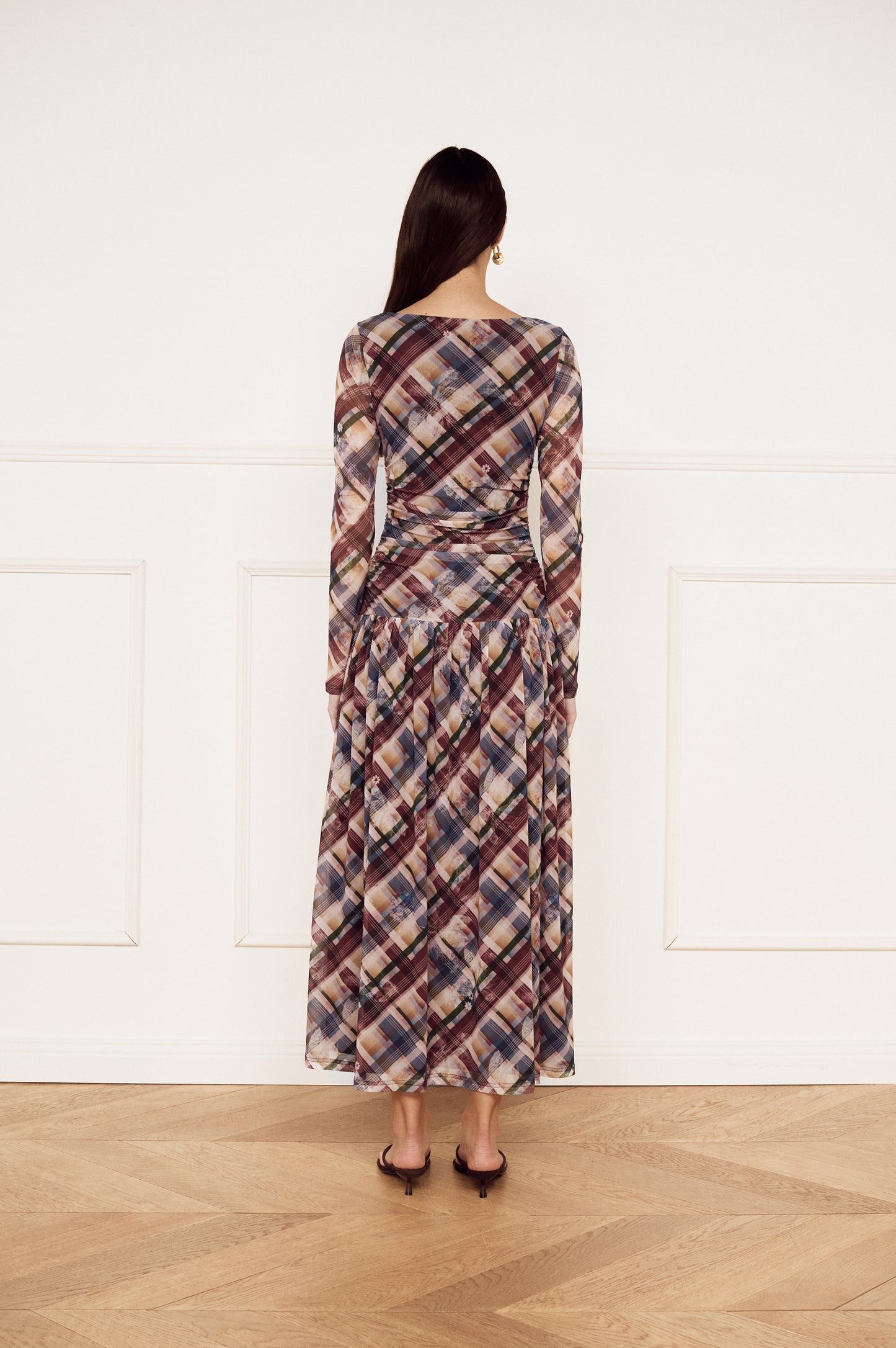 Pre Order FEB - Sabina Mesh Midi Dress