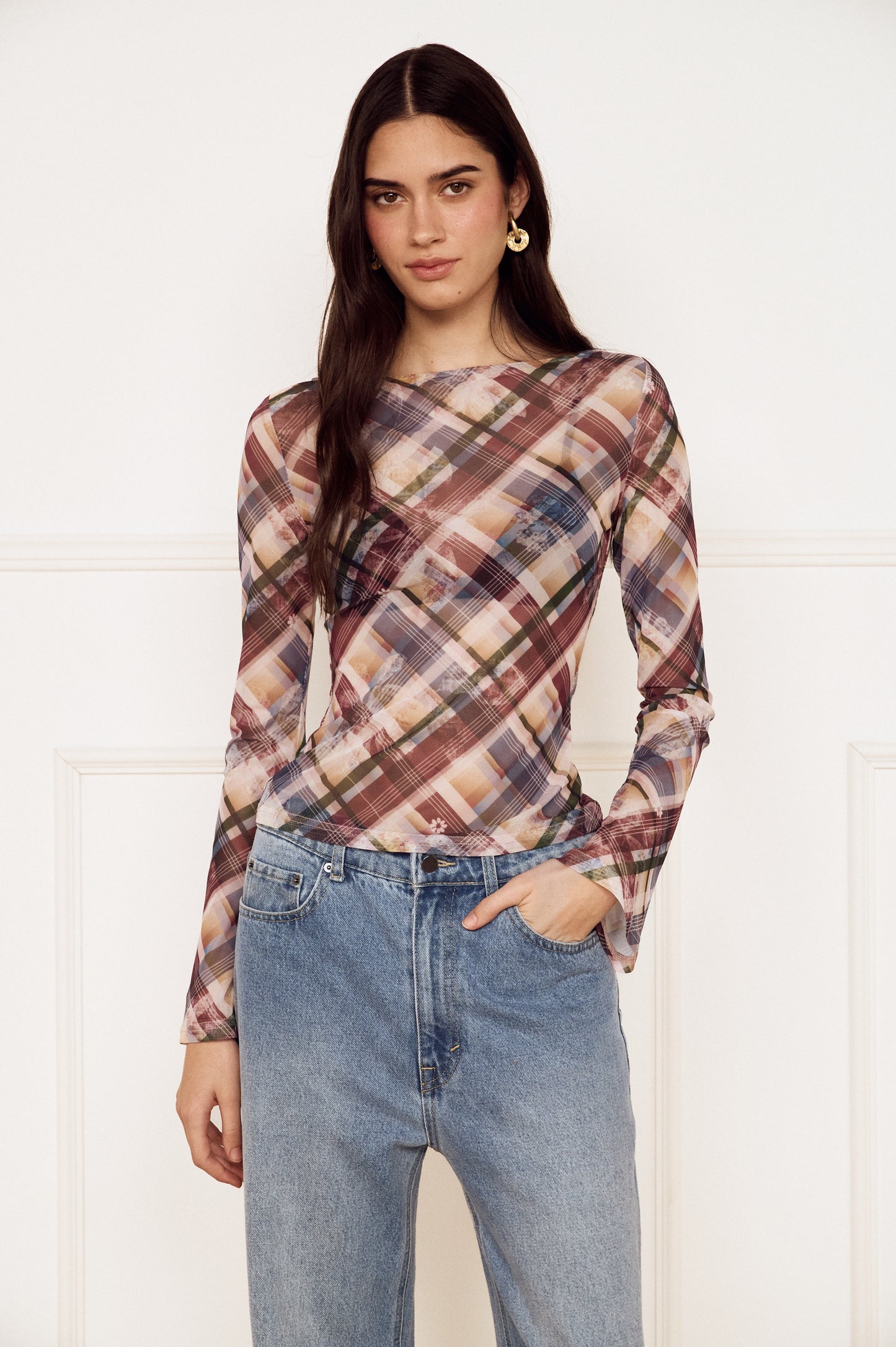 Pre Order FEB - Sabina Mesh Top