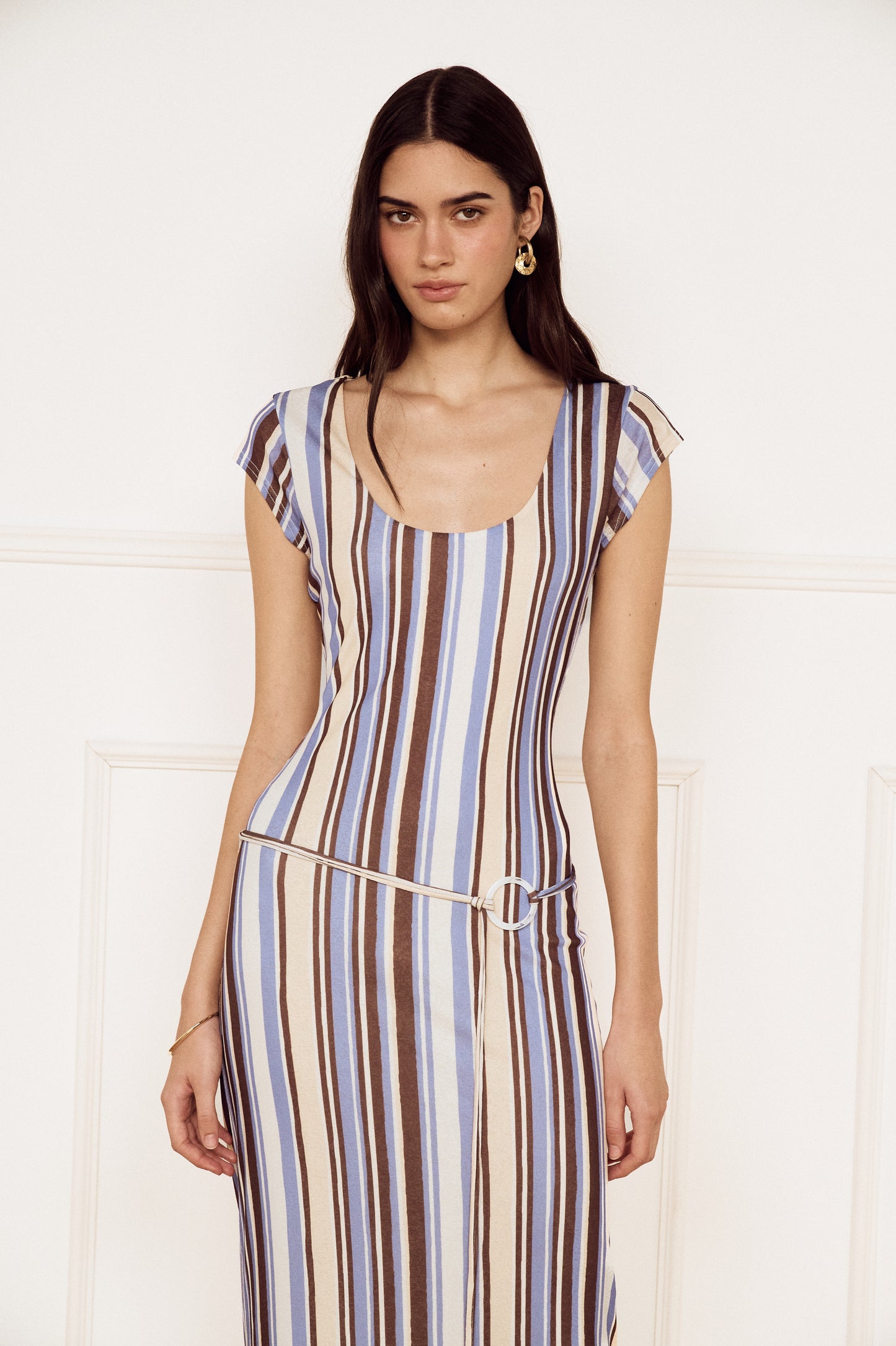 Pre Order JAN - Capri Mesh Midi Dress