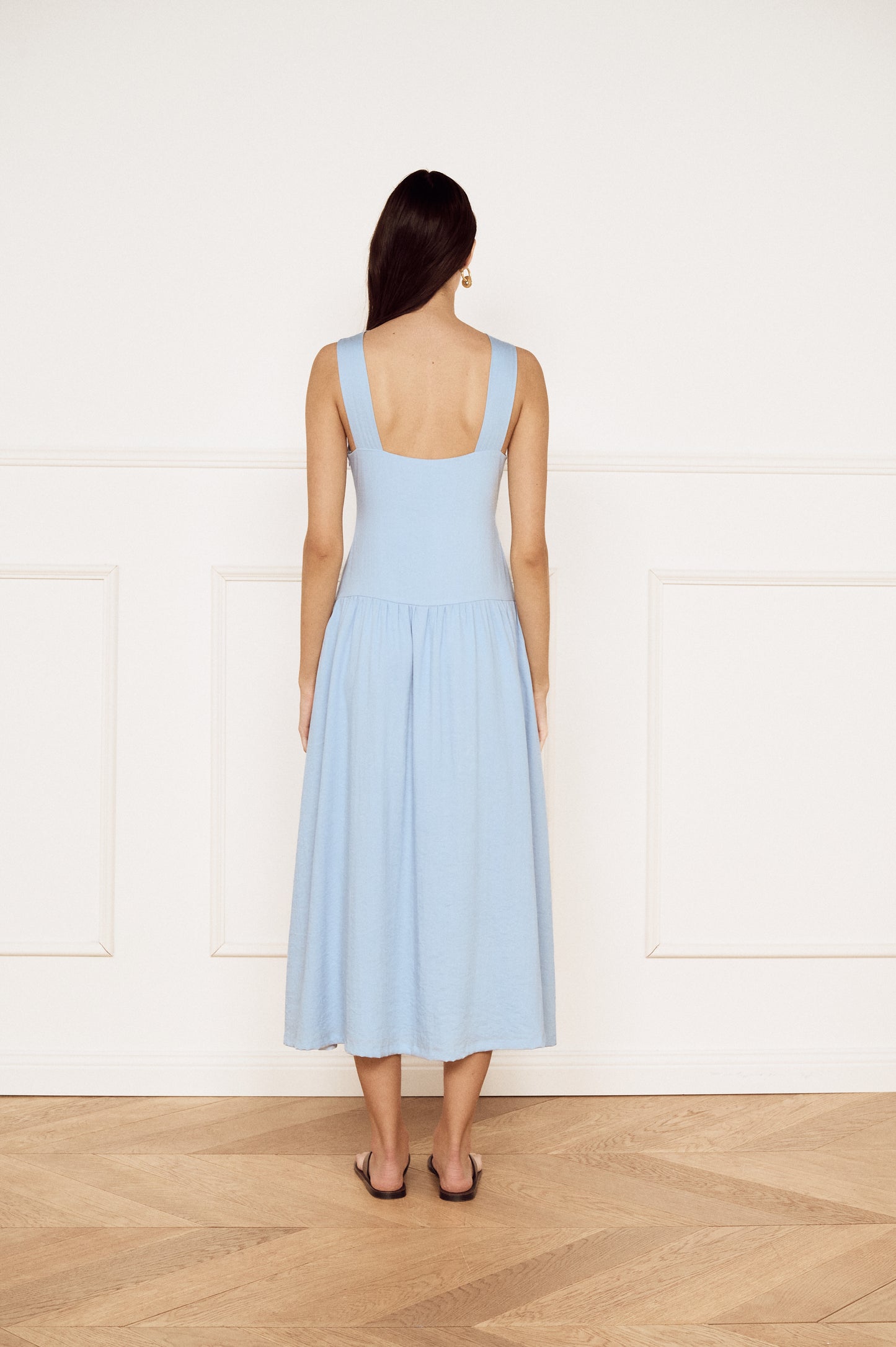 Pre Order FEB - Willow Drop Waist Midi Dress