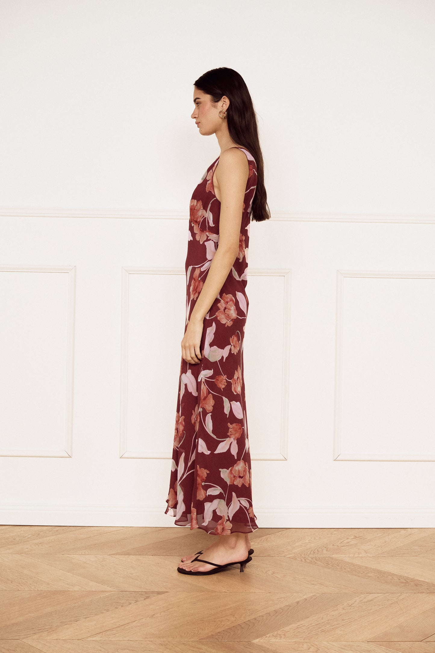 Pre Order MARCH - Eloise Bias Midi Dress