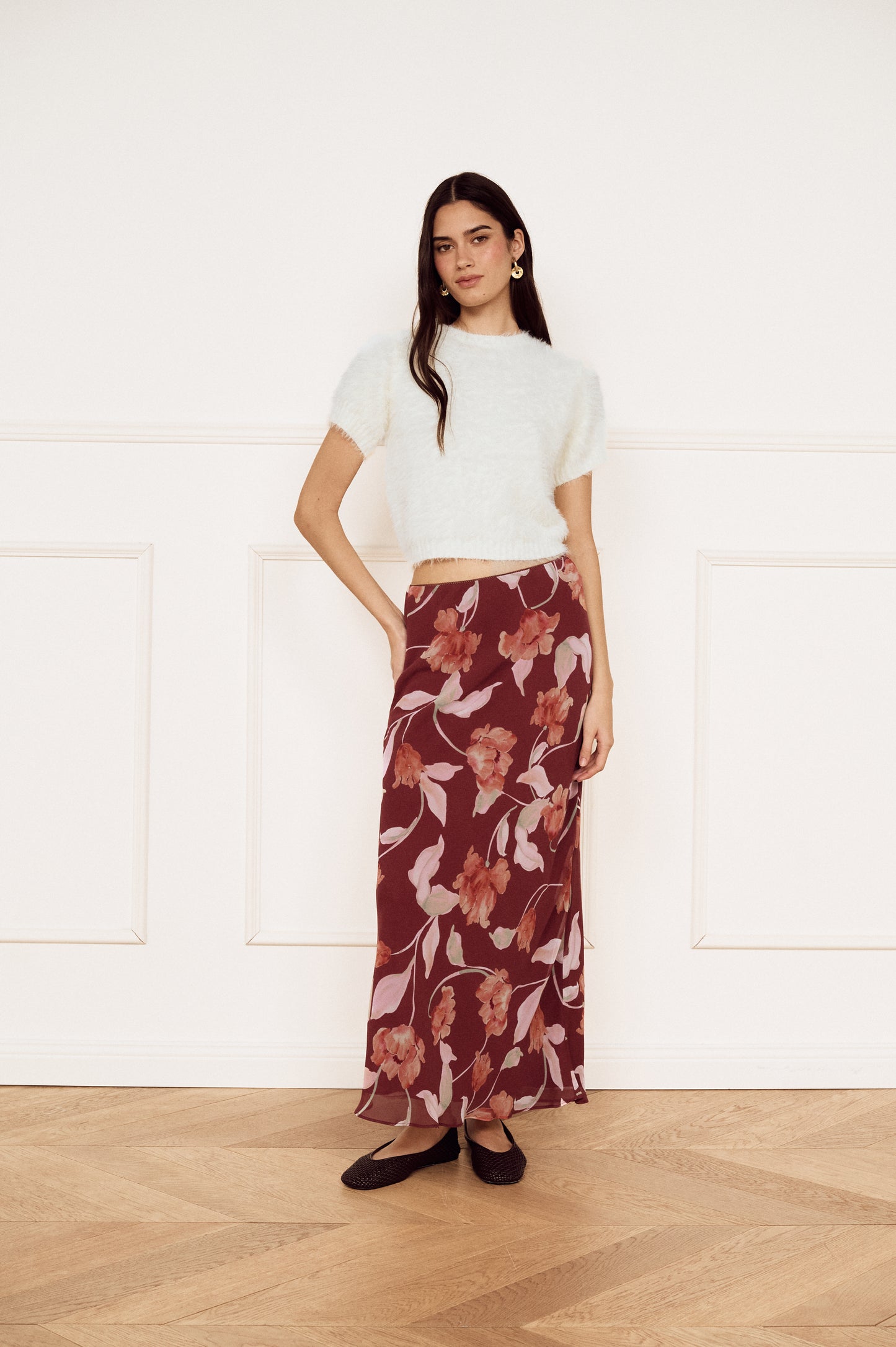 Pre Order MARCH - Eloise Bias Midi Skirt