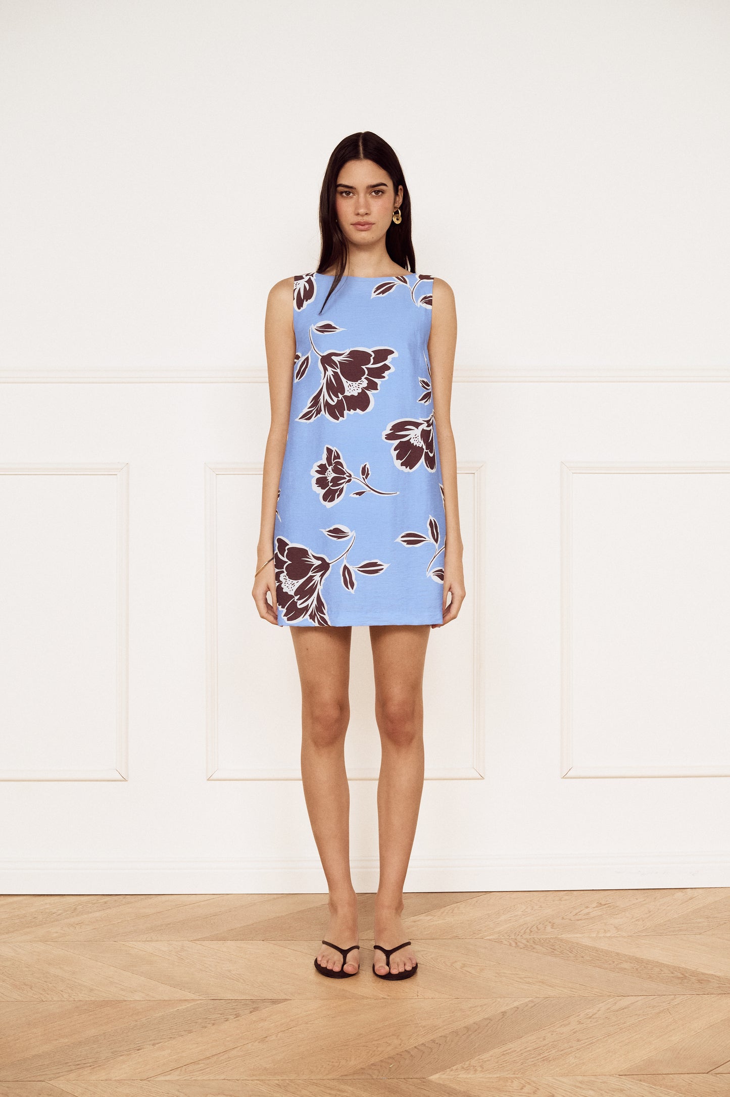Pre Order JAN - Bijou Bead Detail Mini Dress