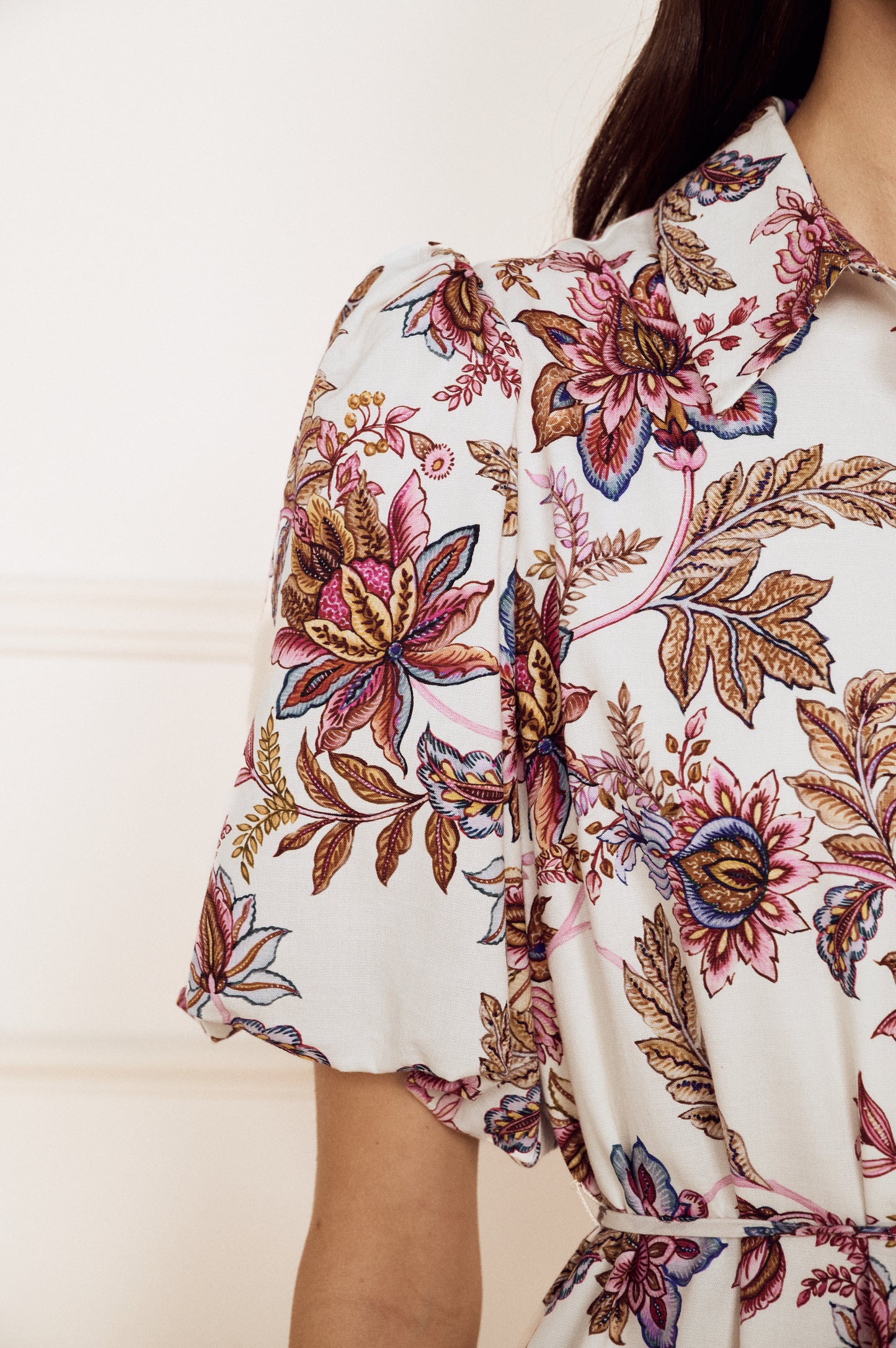 Pre Order FEB - Solene Puff Sleeve Midi Dress