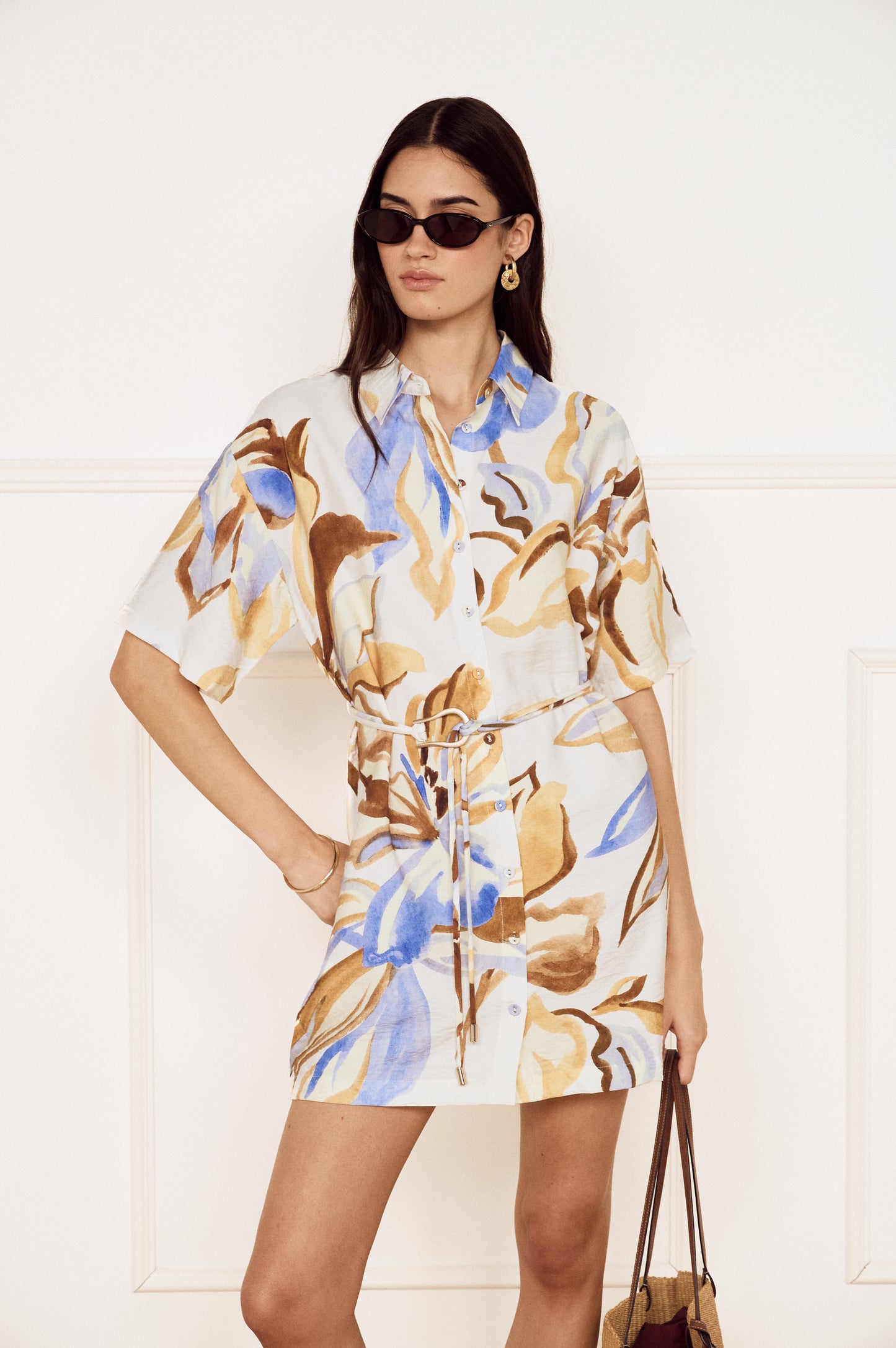 Pre Order JAN - Jardin Mini Shirtdress