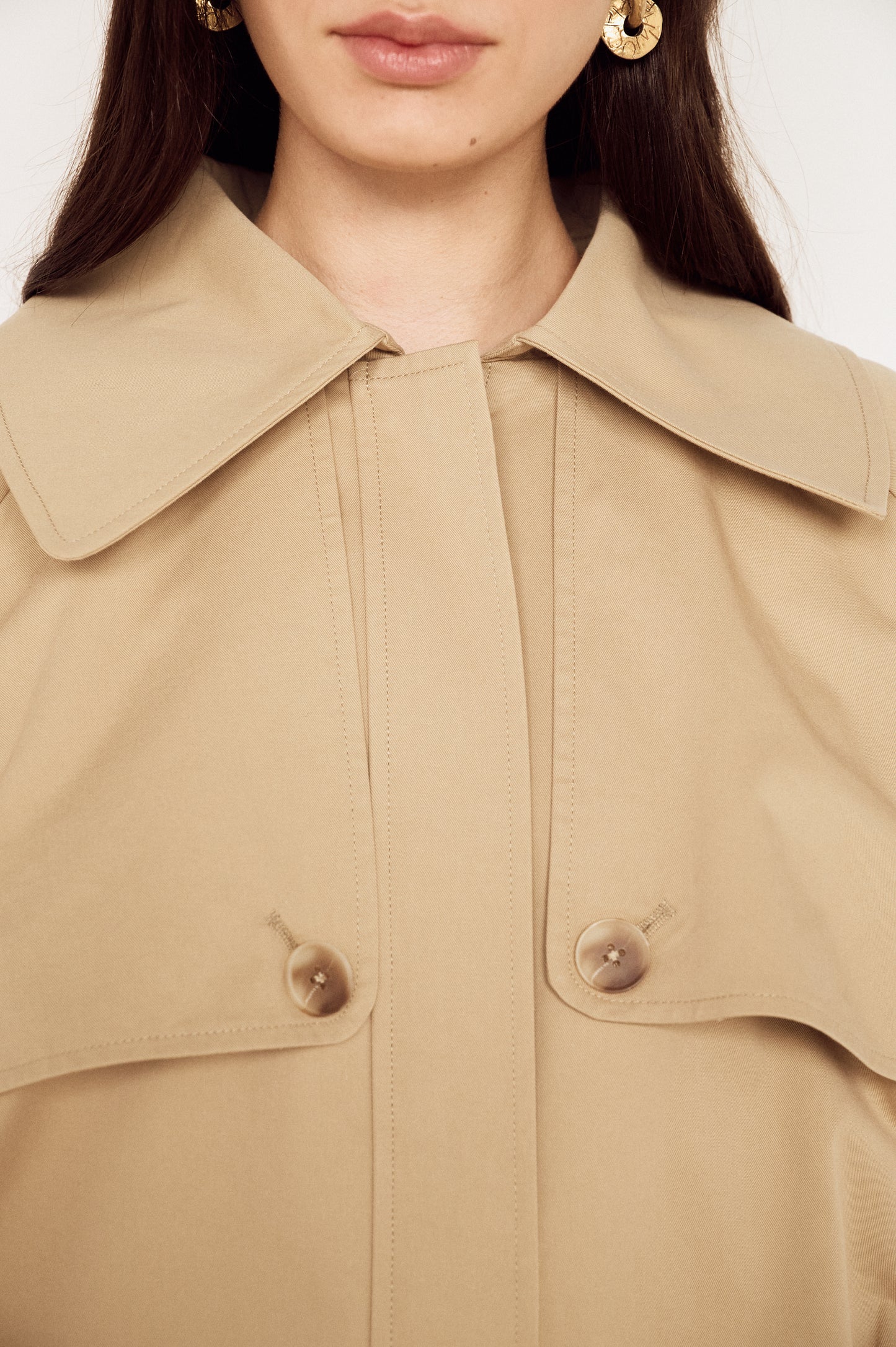 Pre Order MARCH - Anouk Crop Trench Jacket