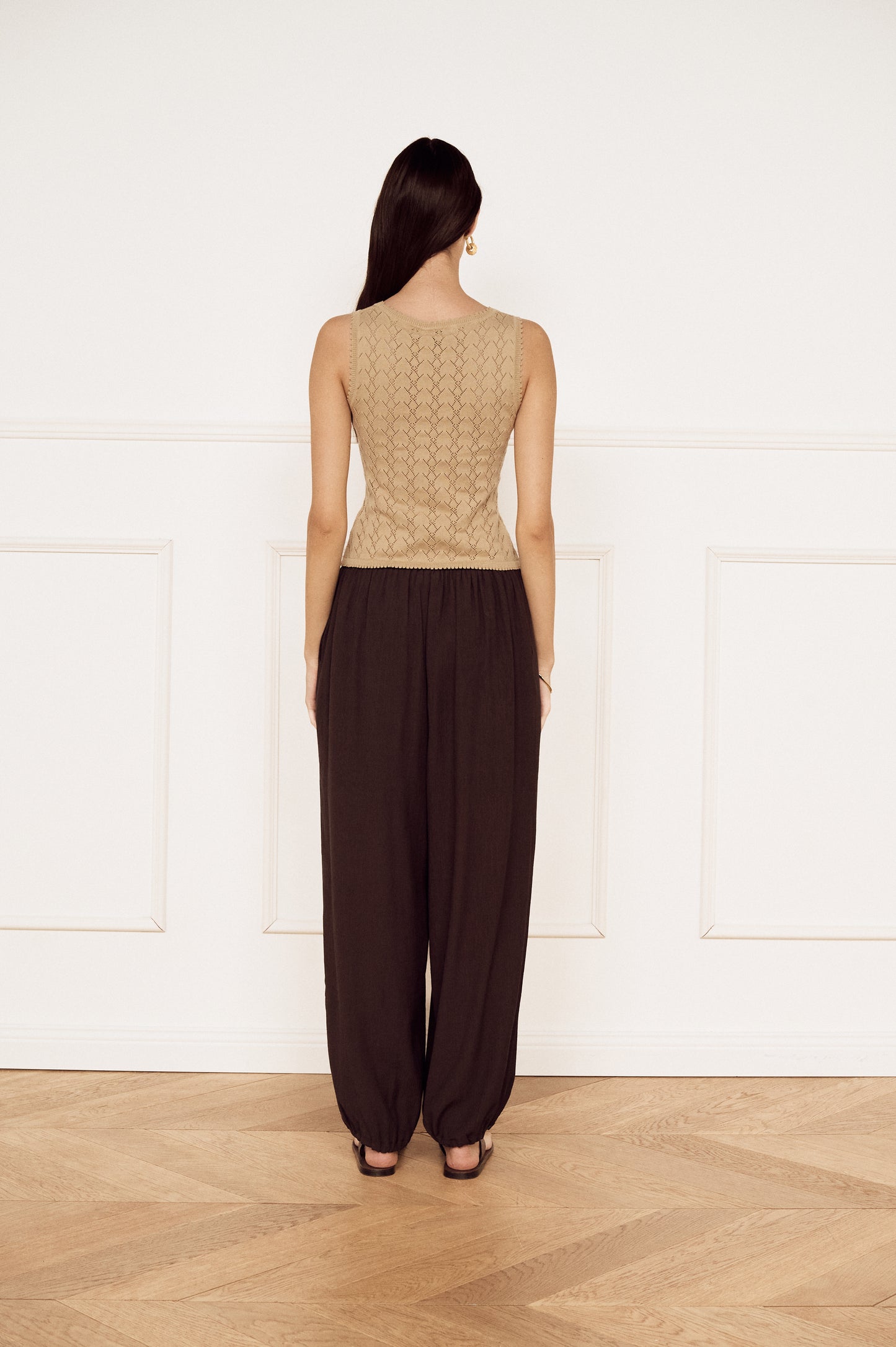 Pre Order JAN - Lila Pointelle Tank