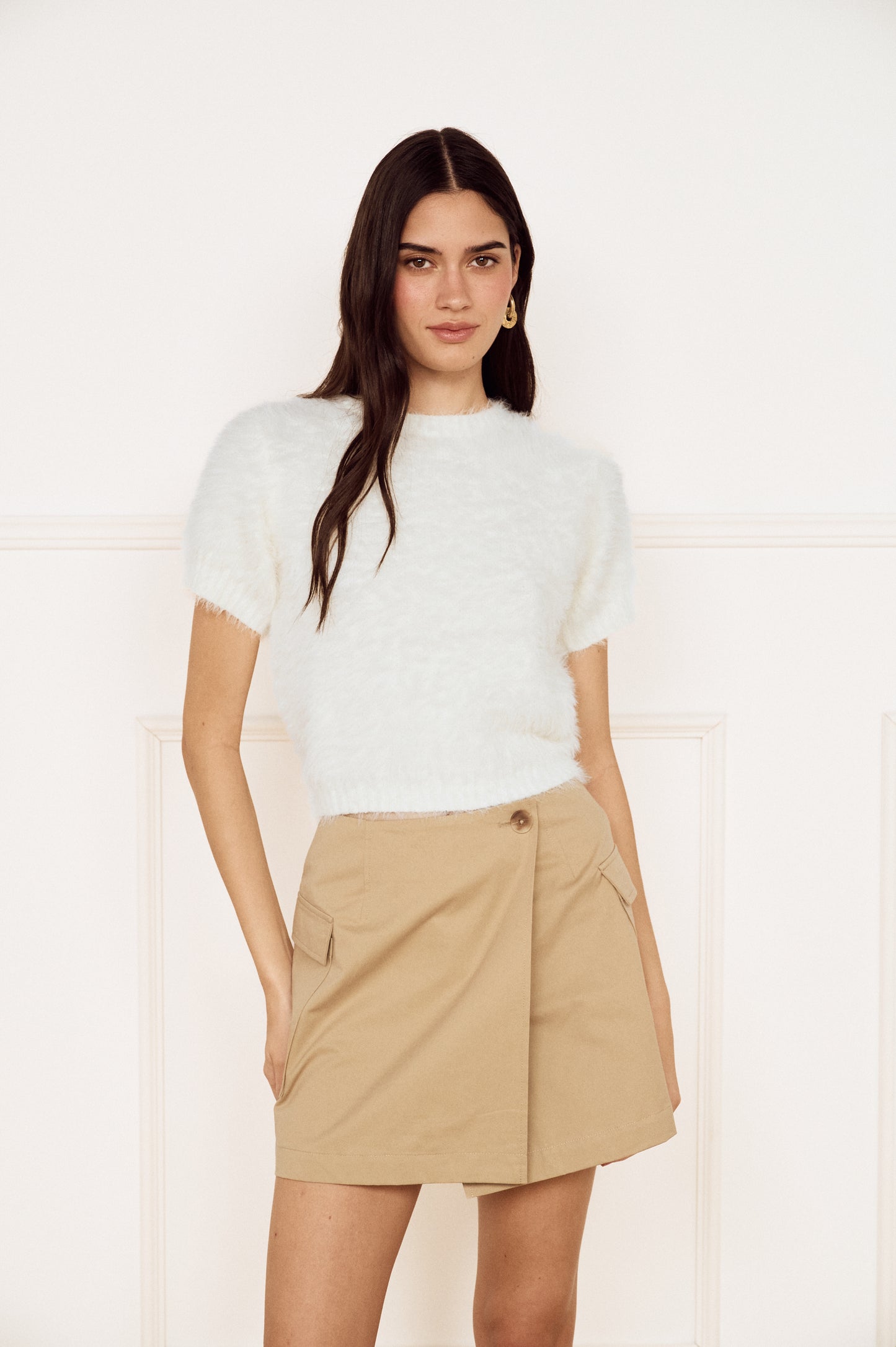 Pre Order MARCH - Dixie Fluffy Knit Top