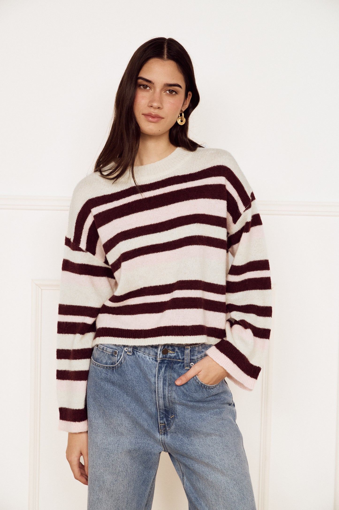 Pre Order FEB - Jolie Stripe Jumper