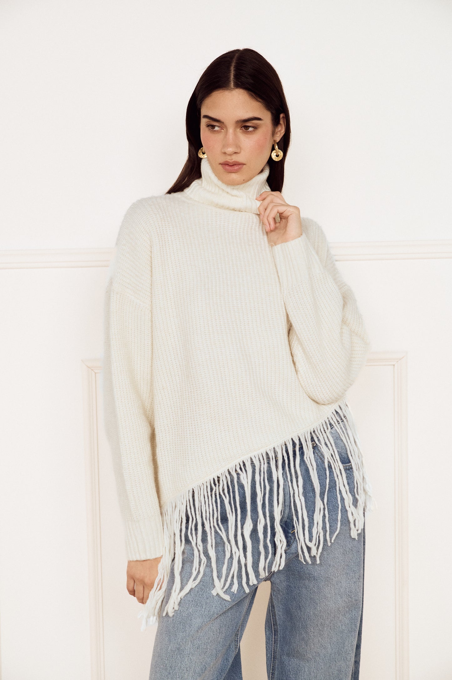 Pre Order MARCH - Zellie Fringed Jumper