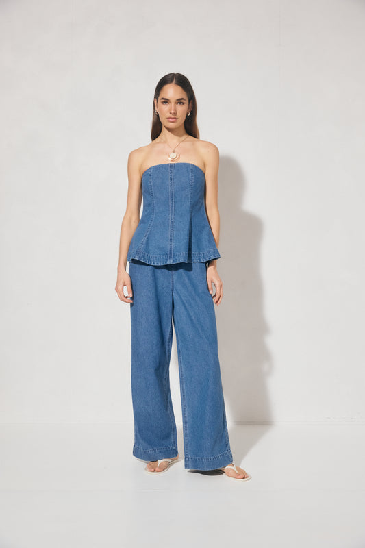 Pre Order FEB - Indigo Denim Pant