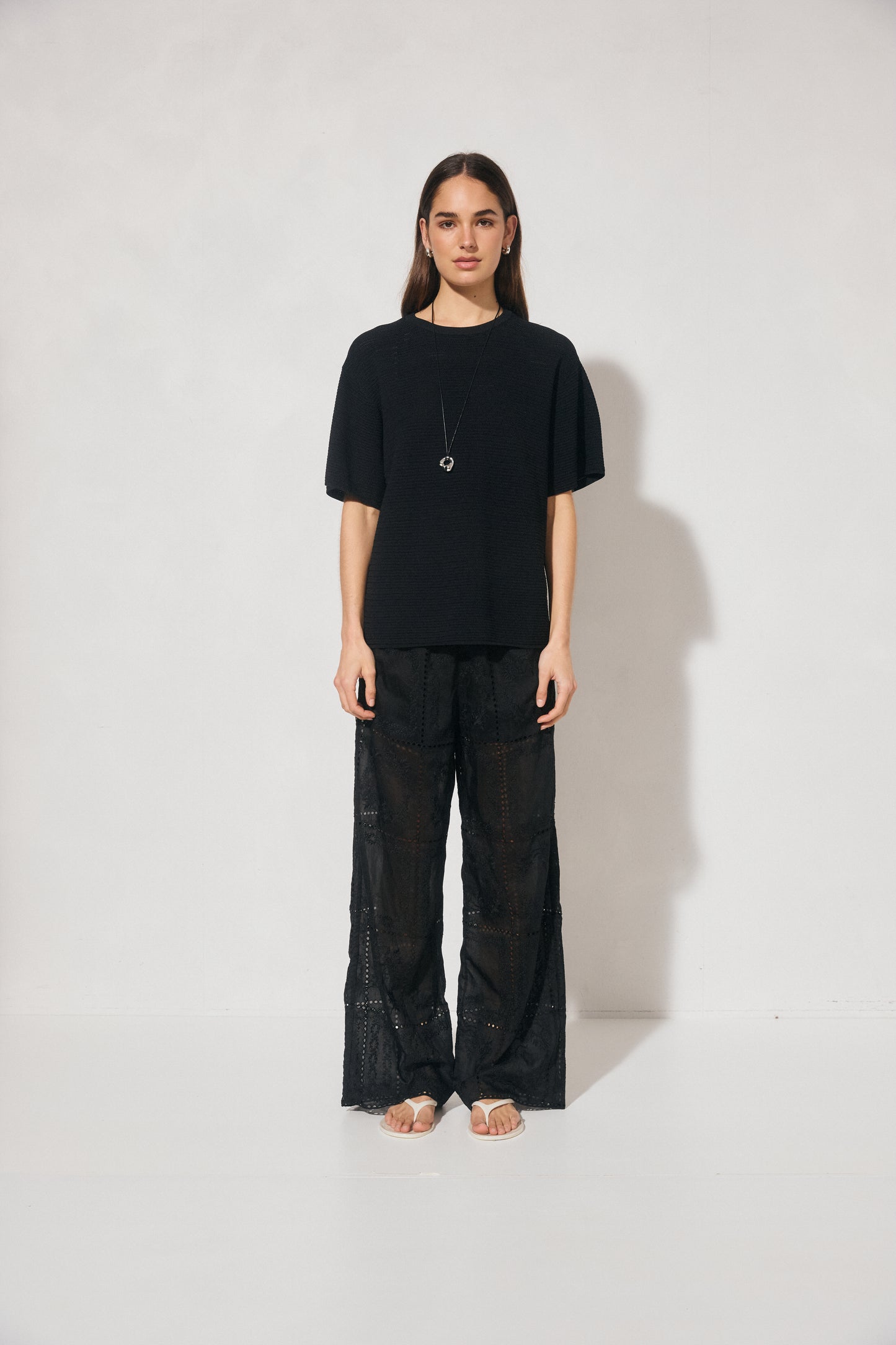 Pre Order JAN - Soma Knit Tee - Black