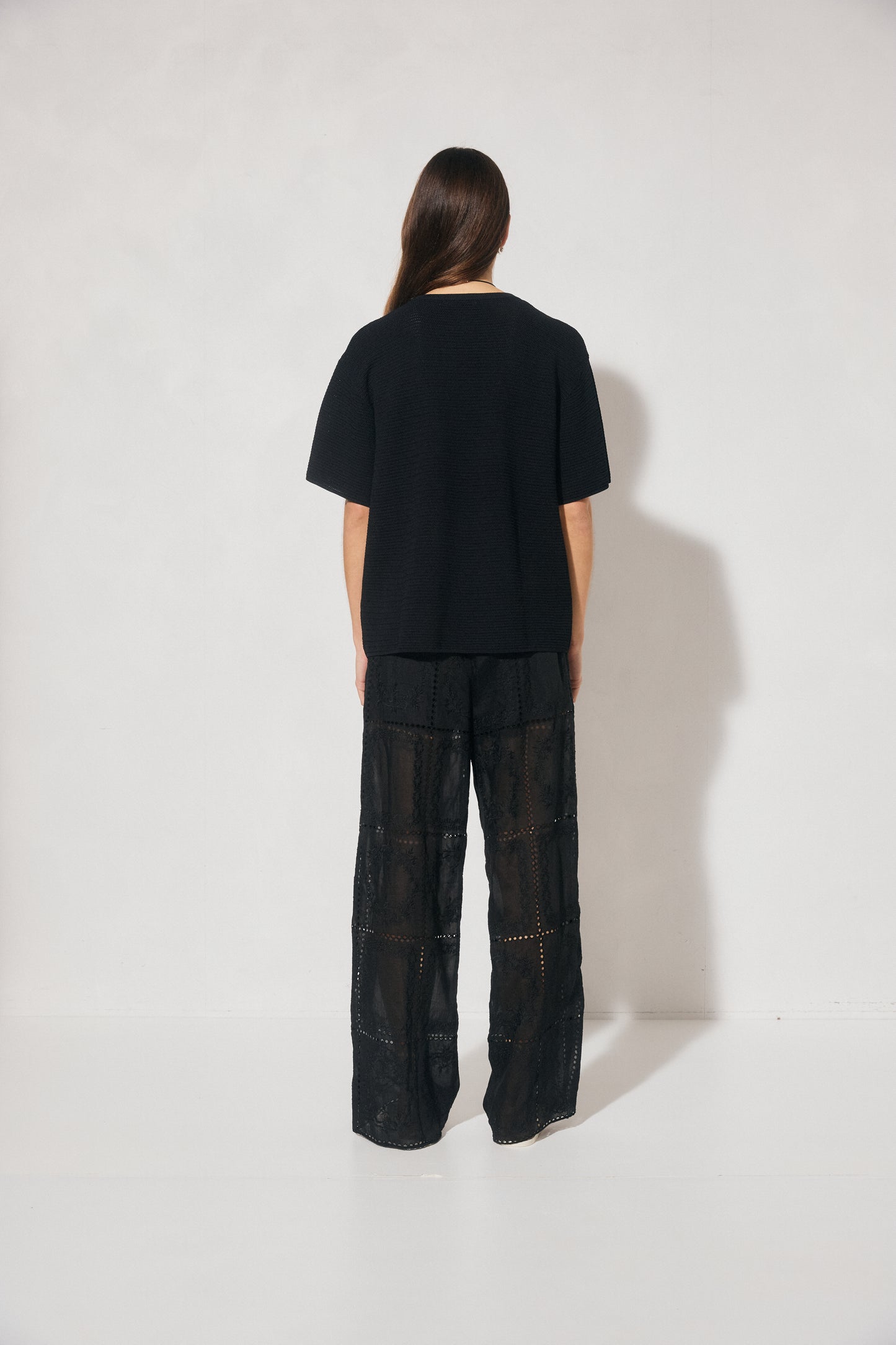 Pre Order JAN - Soma Knit Tee - Black