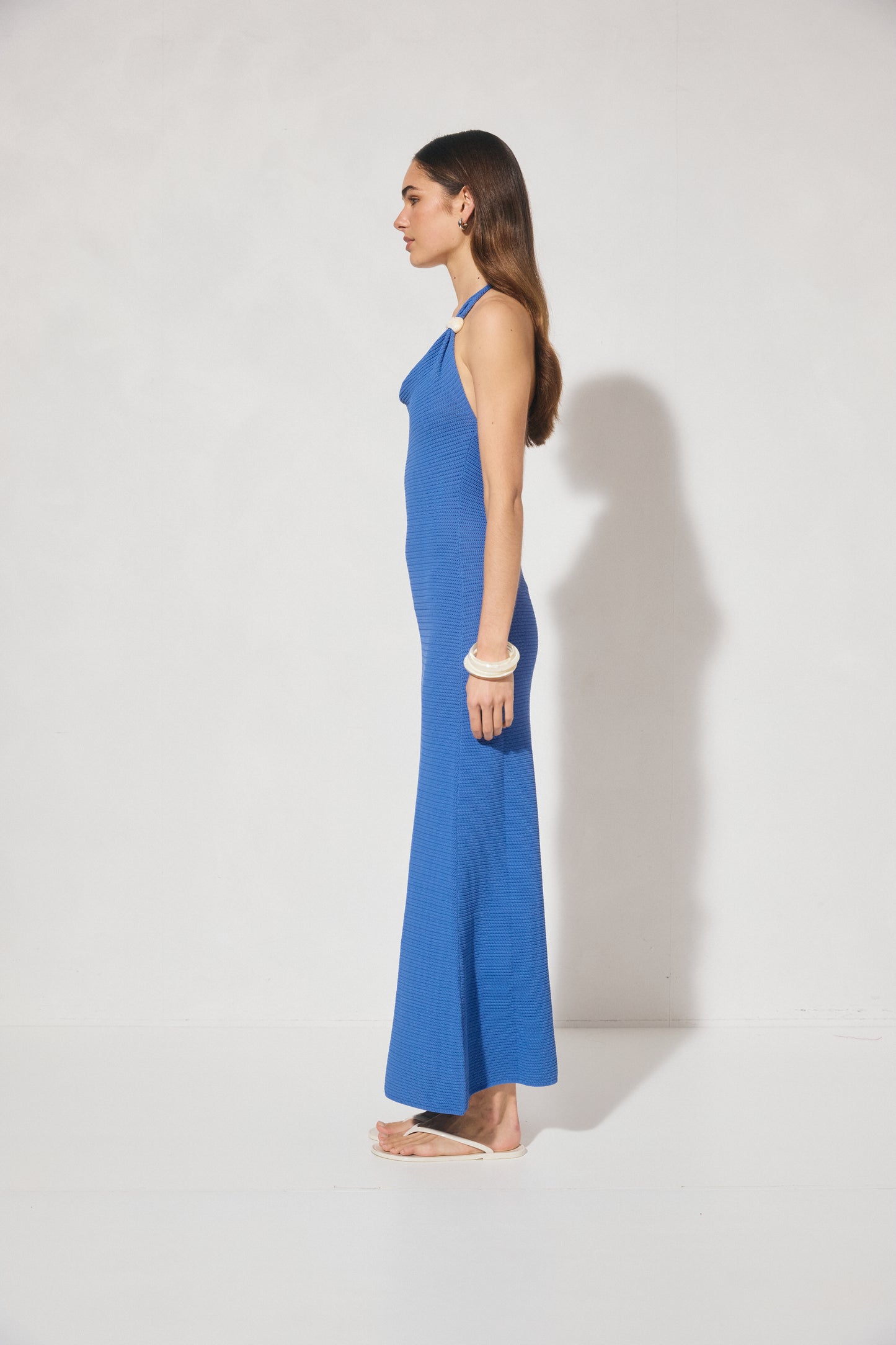 Pre Order JAN - Soma Knit Dress - Blue