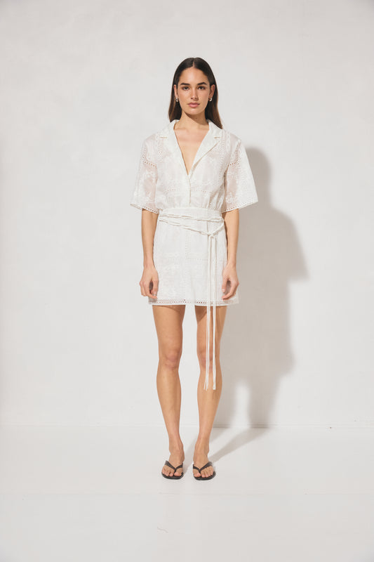 Pre Order JAN - Elowen Mini Dress - White