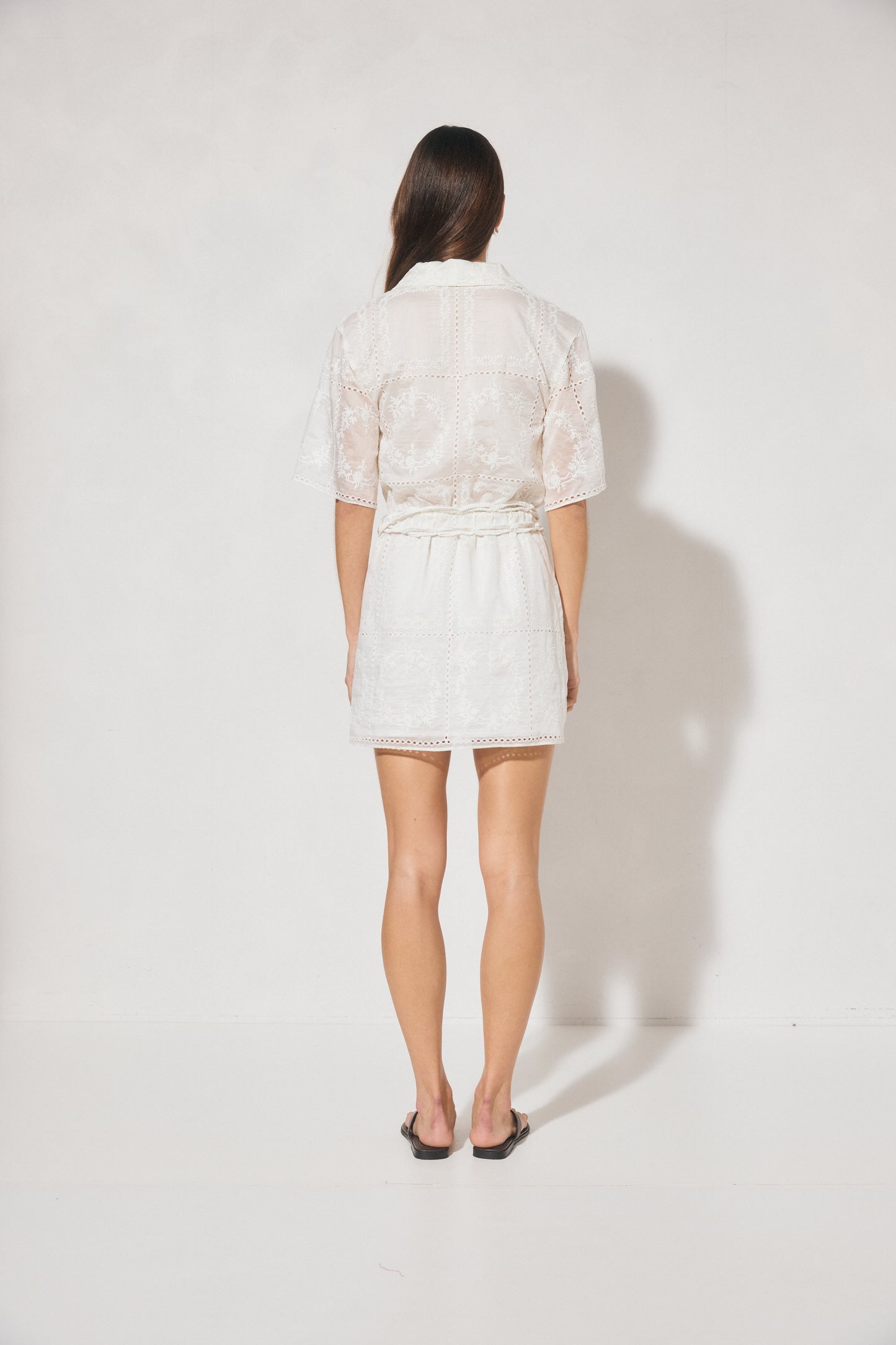 Pre Order JAN - Elowen Mini Dress - White