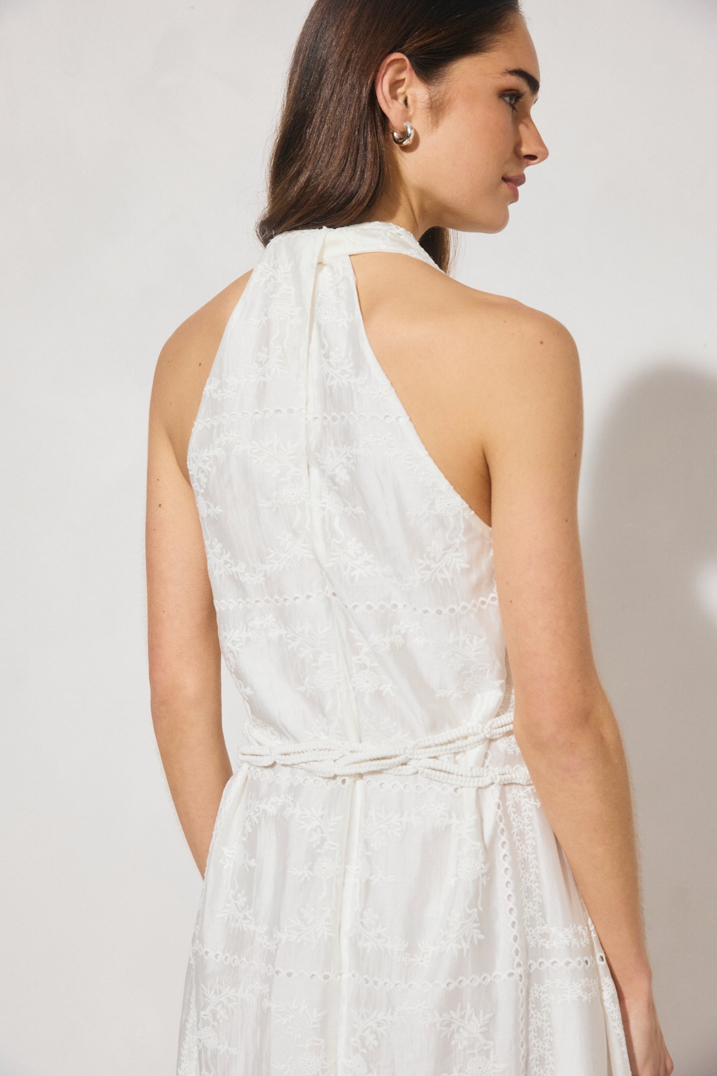 Pre Order JAN - Elowen Midi Dress - White