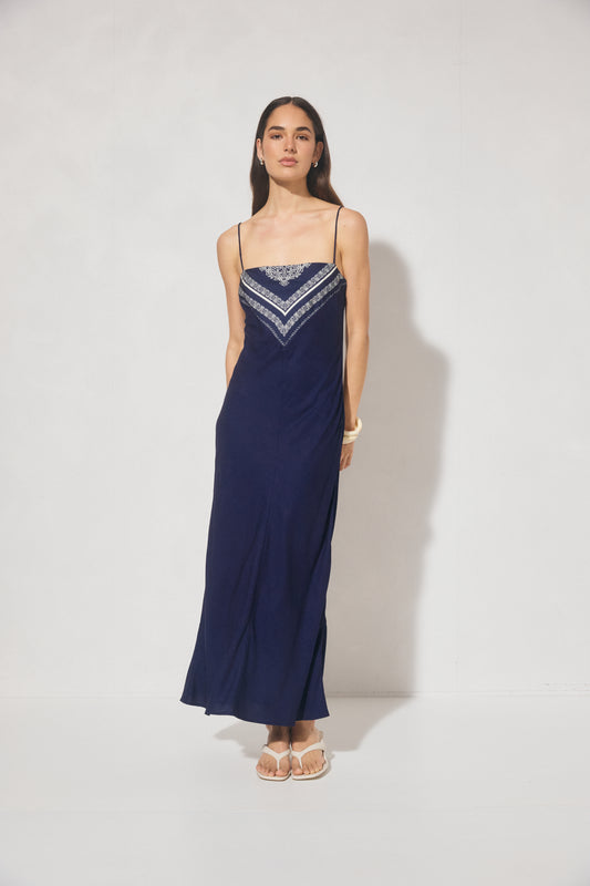 Pre Order FEB - Serafina Dress - Navy