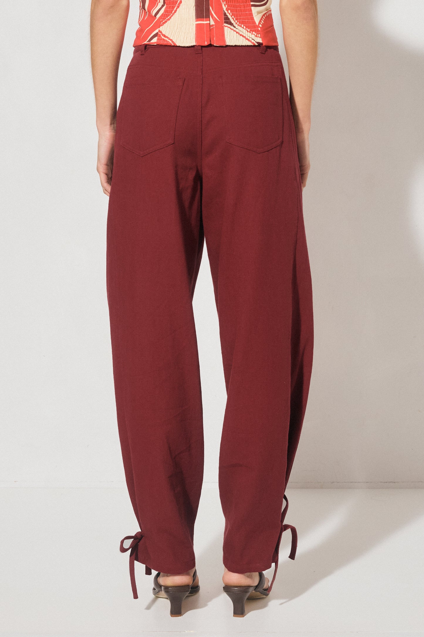 Pre Order MAR - Nova Pant - Burgundy