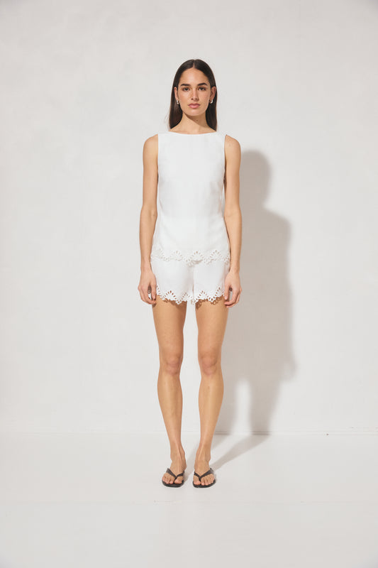 Pre Order JAN - Fran Short - Off White