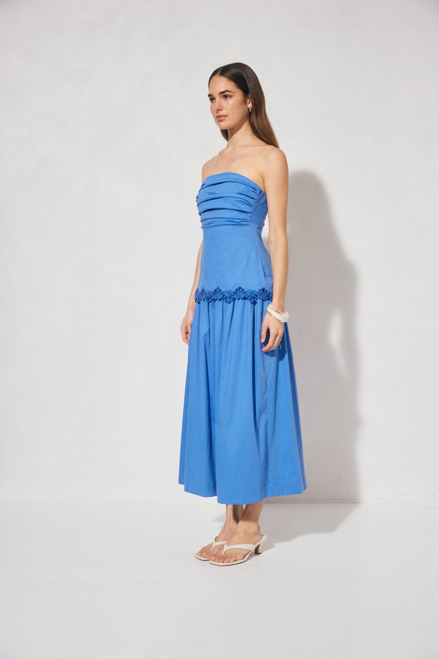 Pre Order JAN - Fran Dress - Blue Bell