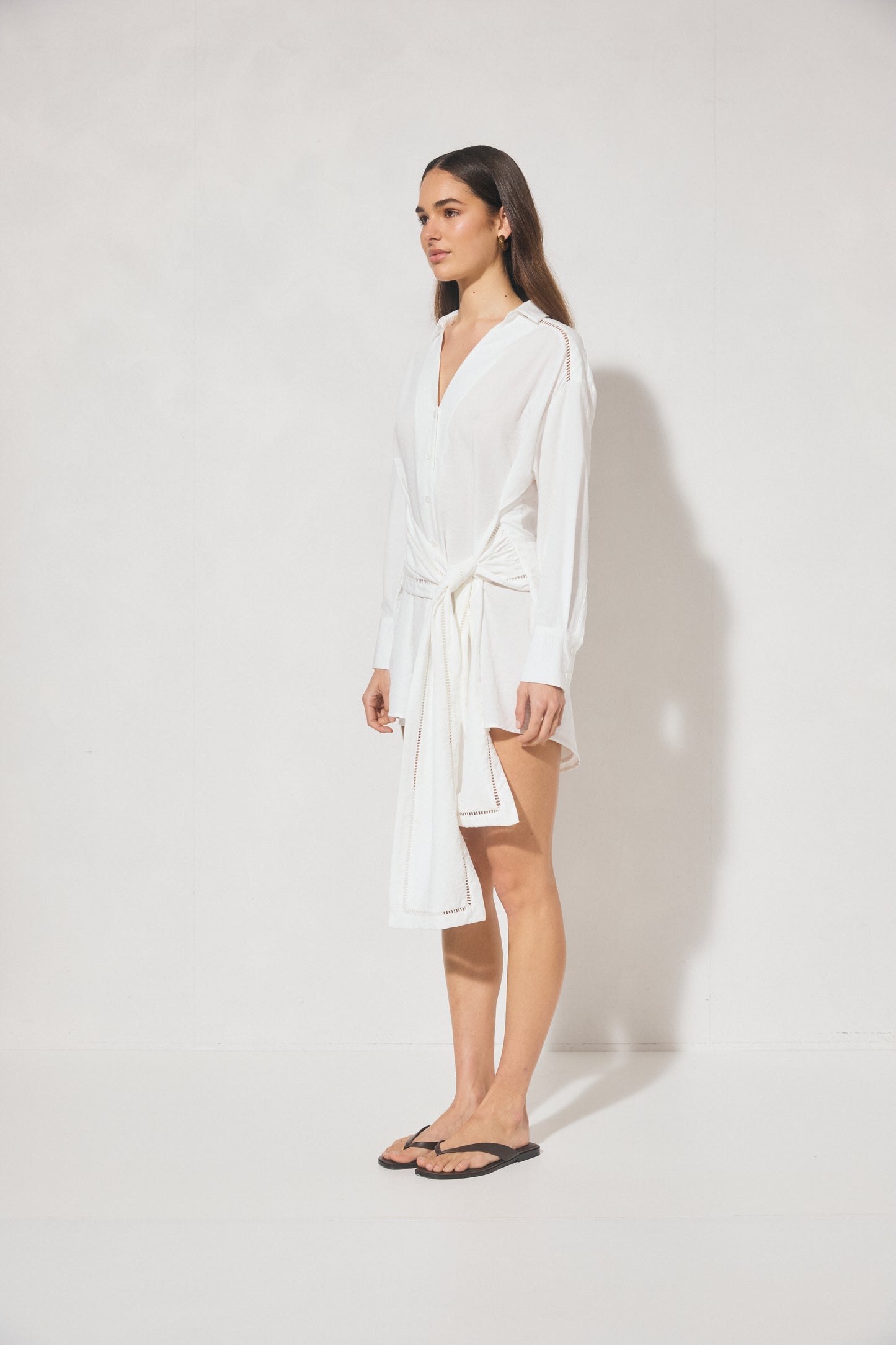 Pre Order FEB - Chiara Mini Dress - White