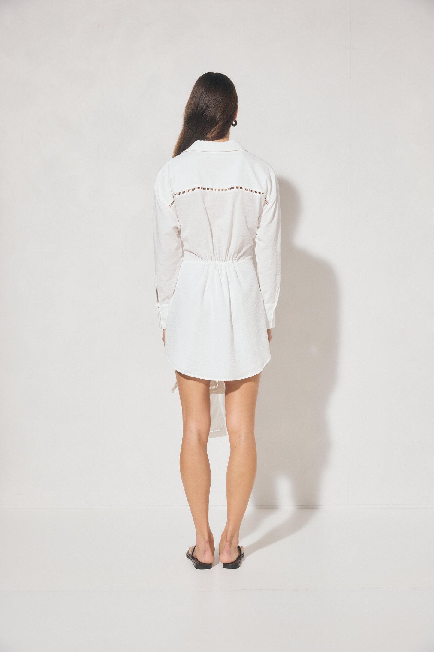 Pre Order FEB - Chiara Mini Dress - White