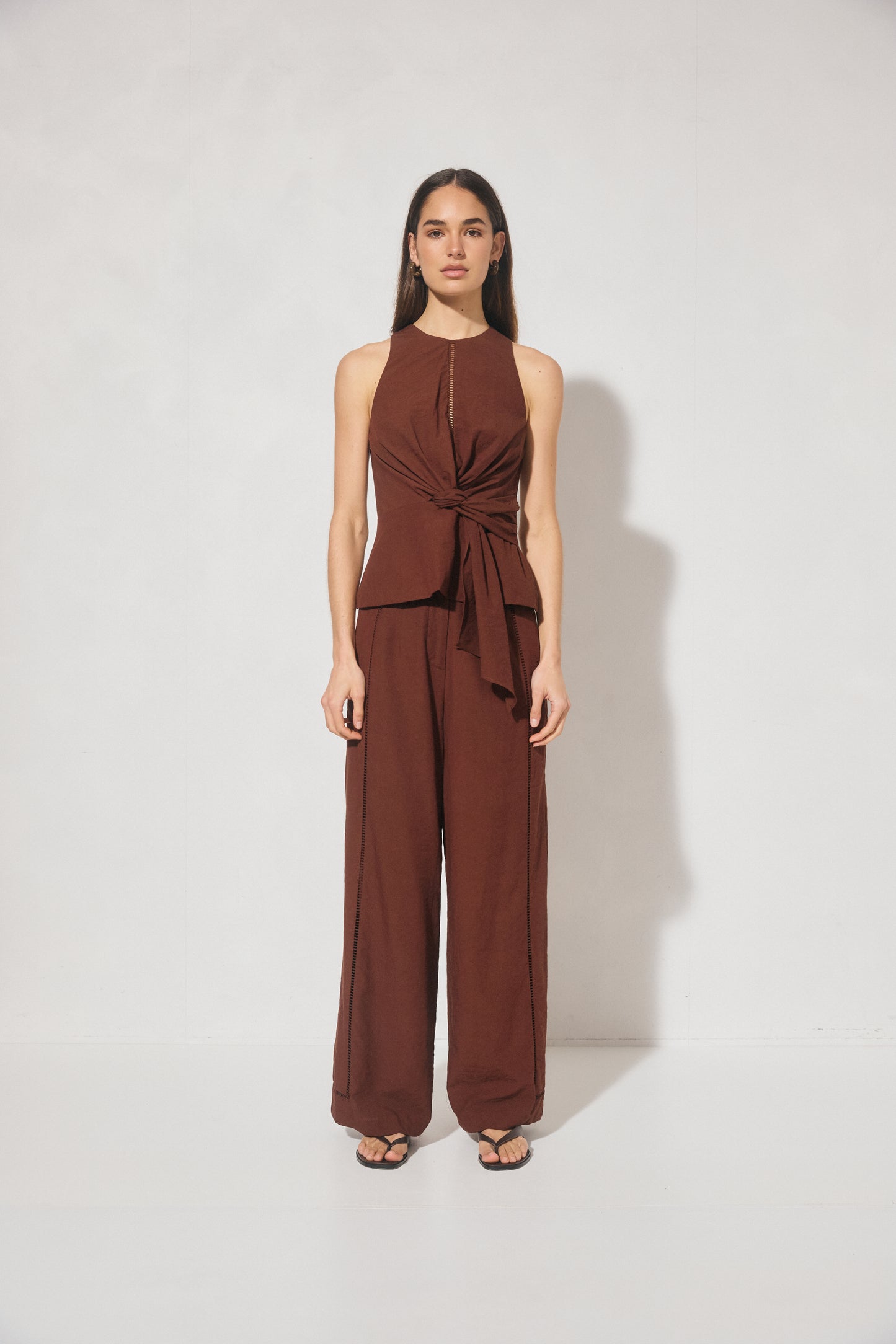 Pre Order FEB - Chiara Pant - Cacao