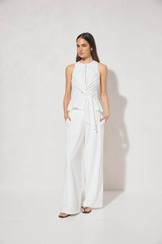 Pre Order FEB - Chiara Pant - White