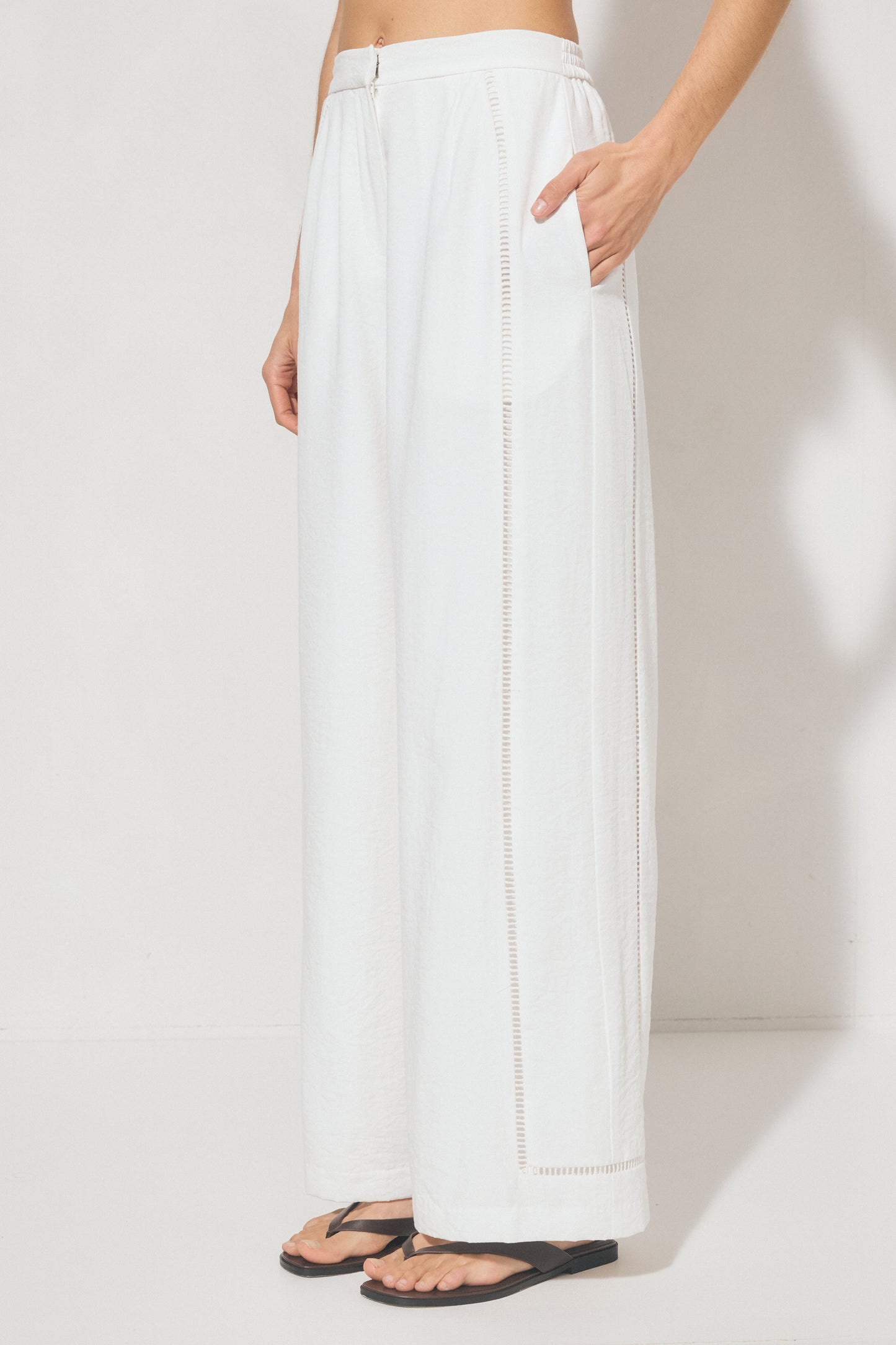 Pre Order FEB - Chiara Pant - White
