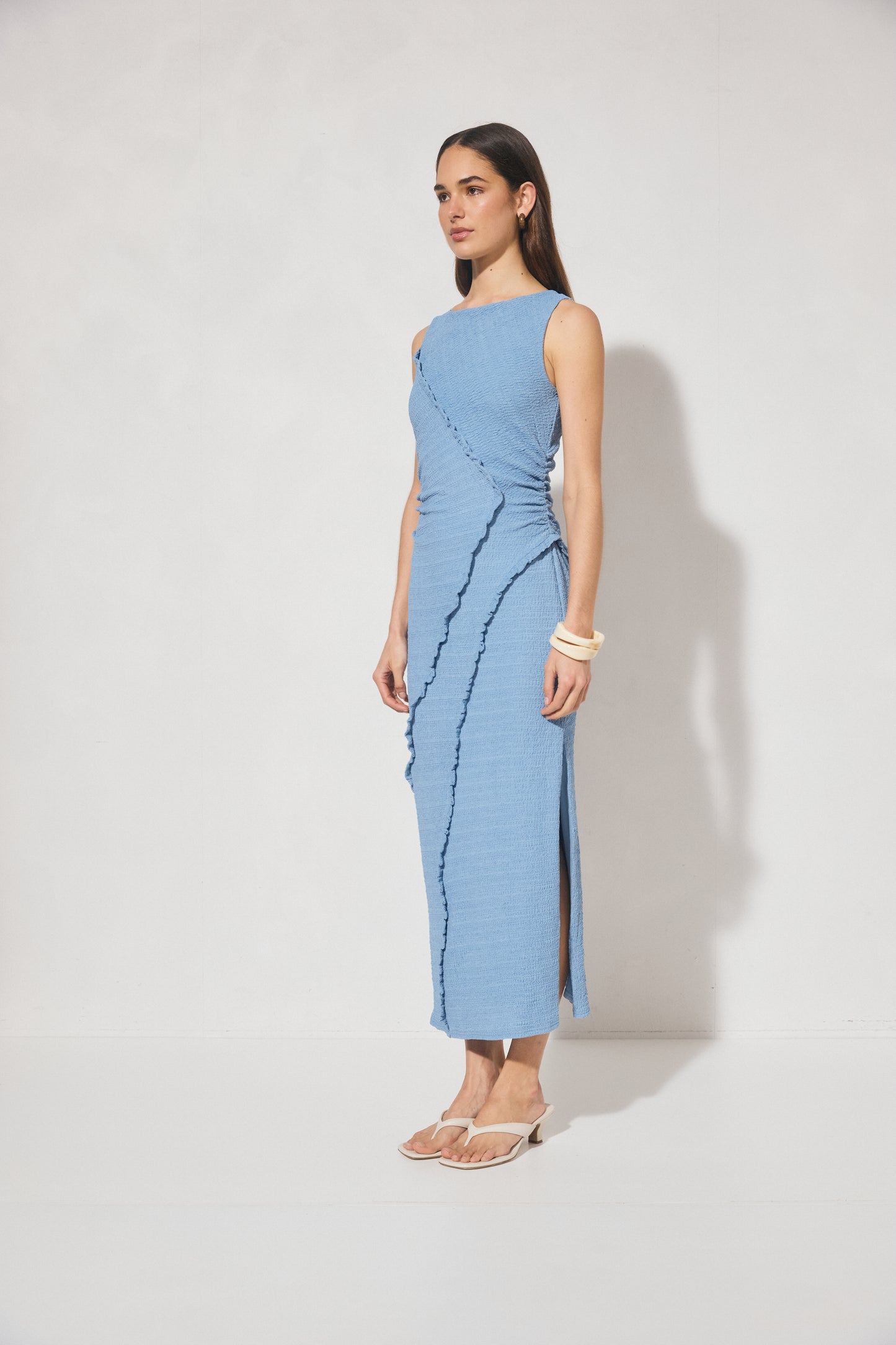 Pre Order MAR - Marni Dress - Powder Blue