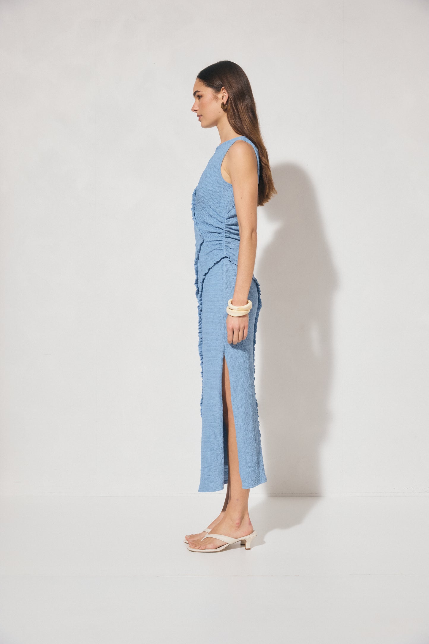 Pre Order MAR - Marni Dress - Powder Blue