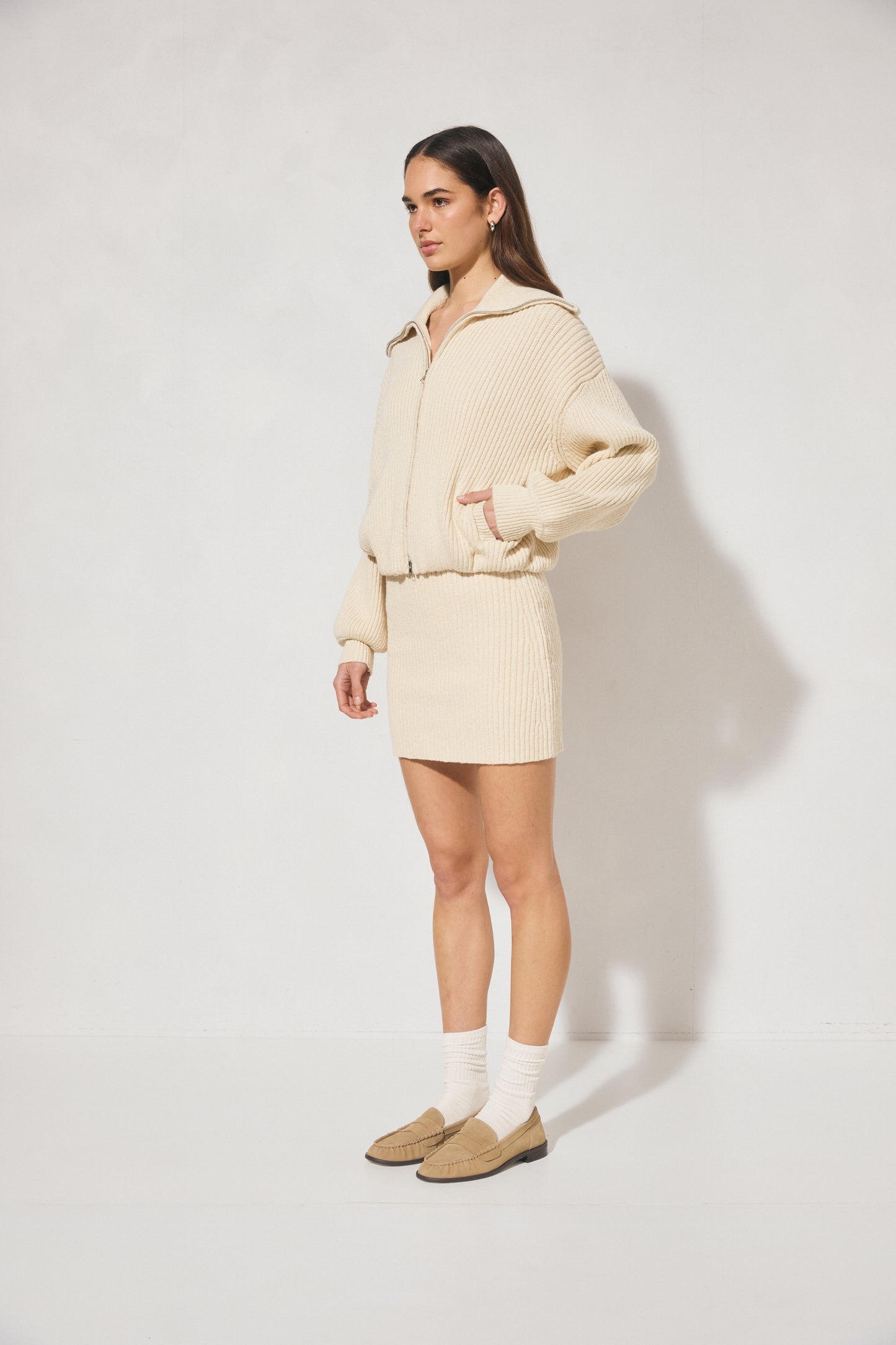 Pre Order MAR - Sonny Knit Bomber