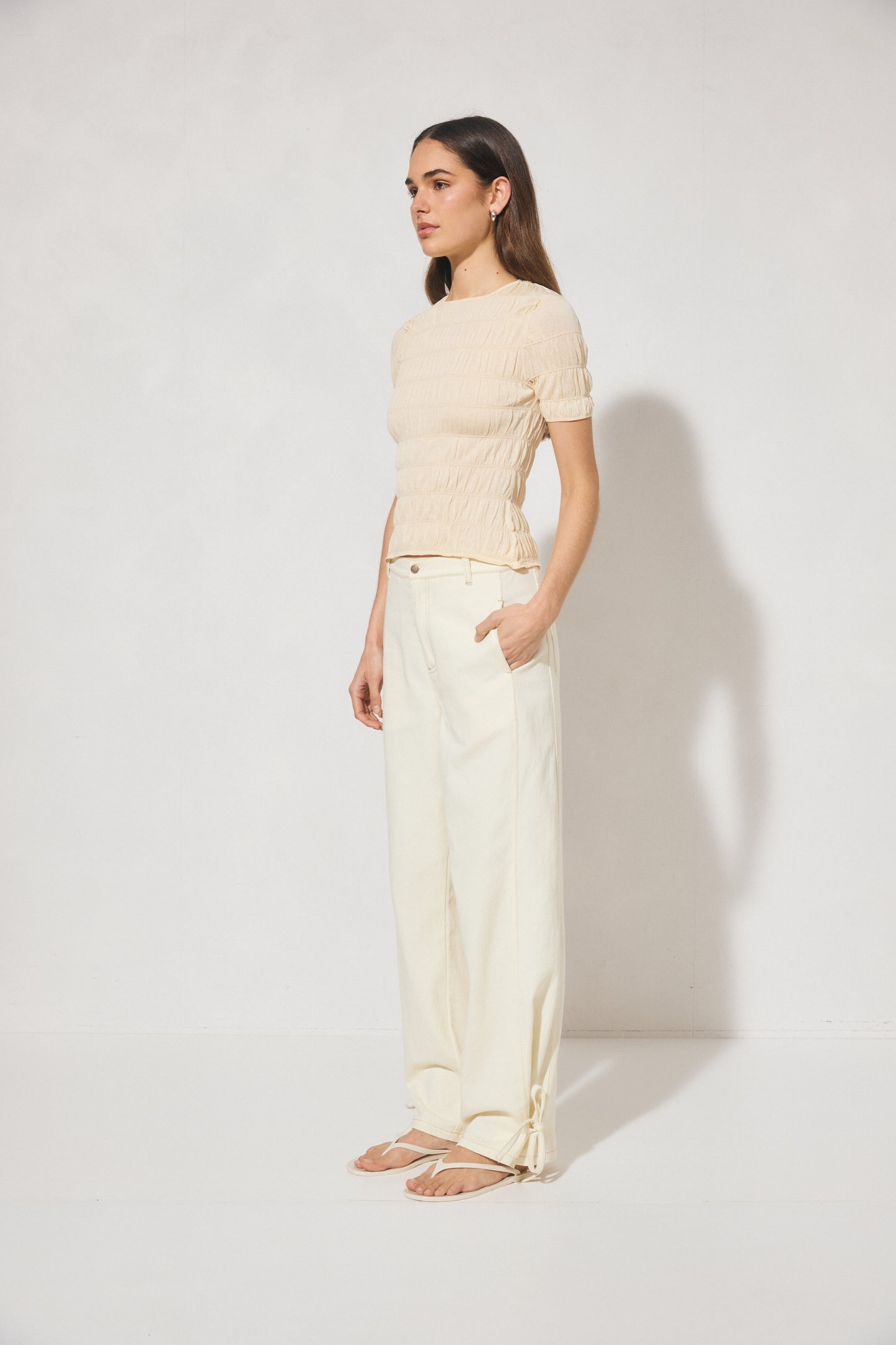 Pre Order MAR - Vega Knit Top - Cream