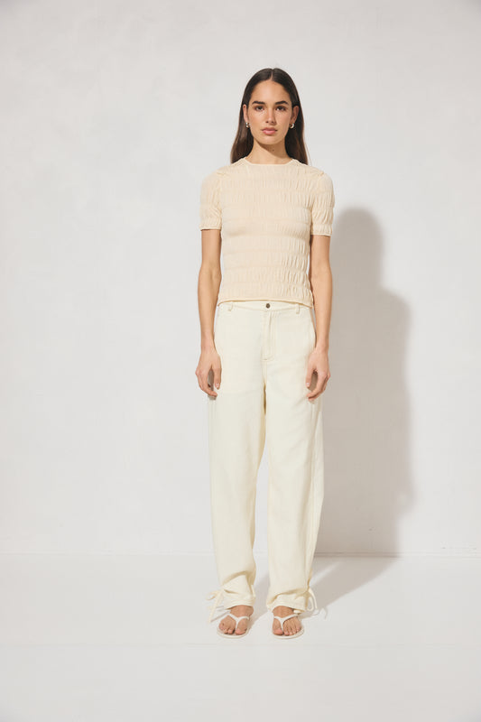 Pre Order MAR - Vega Knit Top - Cream