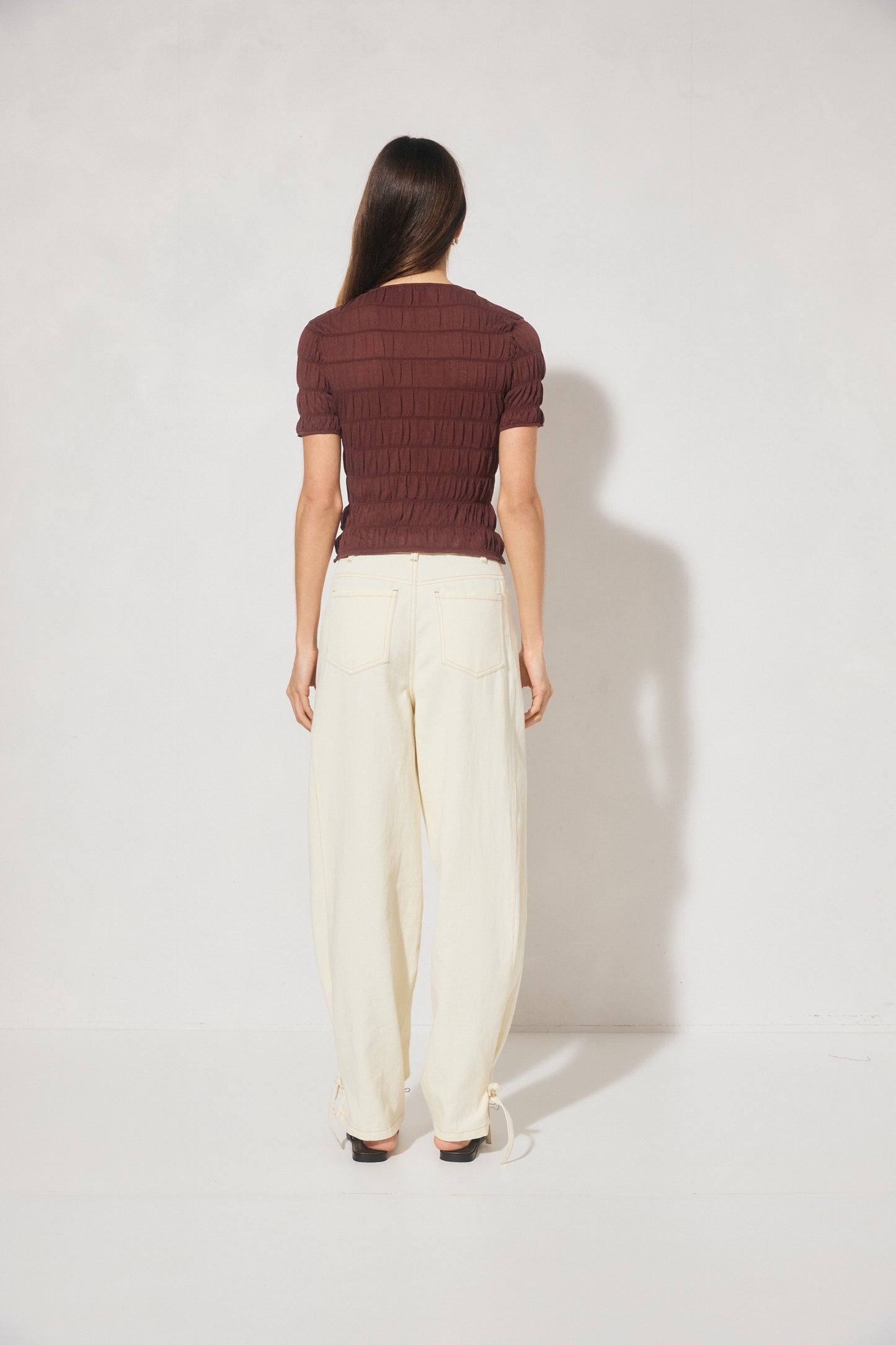 Pre Order MAR - Vega Knit Top - Plum