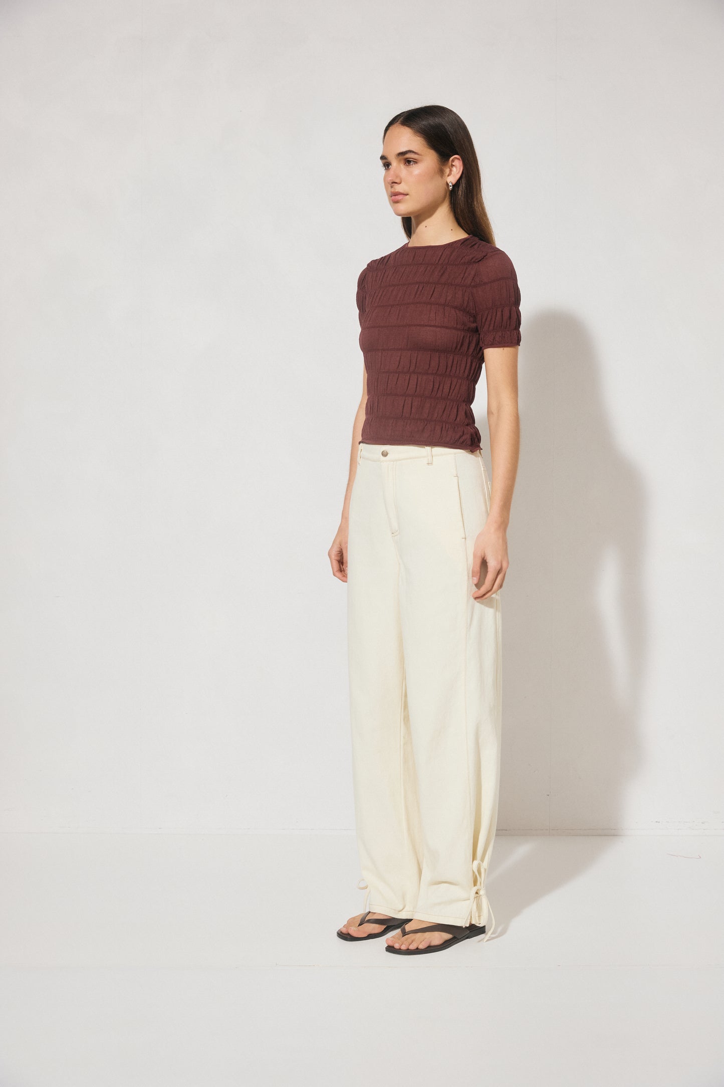 Pre Order MAR - Vega Knit Top - Plum