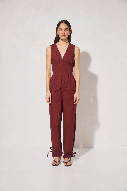 Pre Order MAR - Nova Top - Burgundy