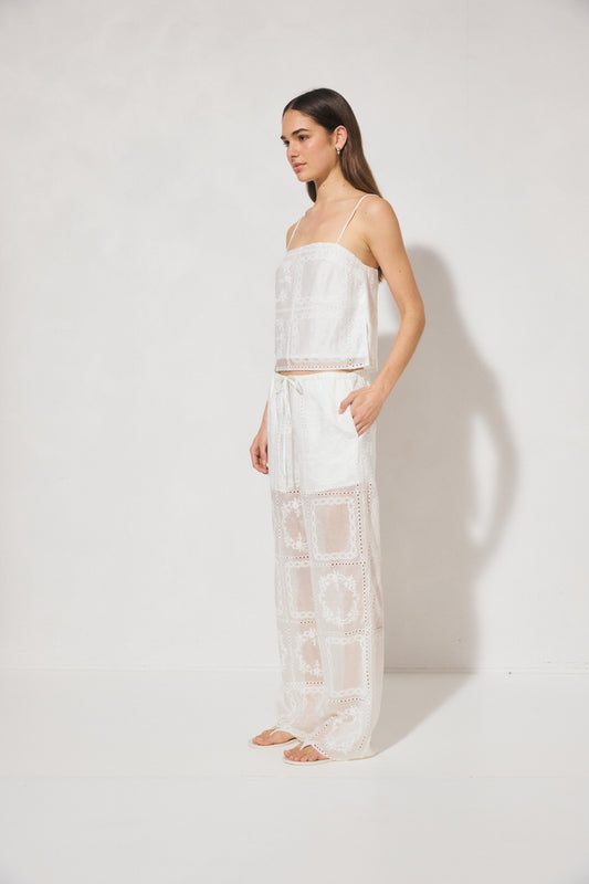Pre Order JAN - Elowen Pant - White